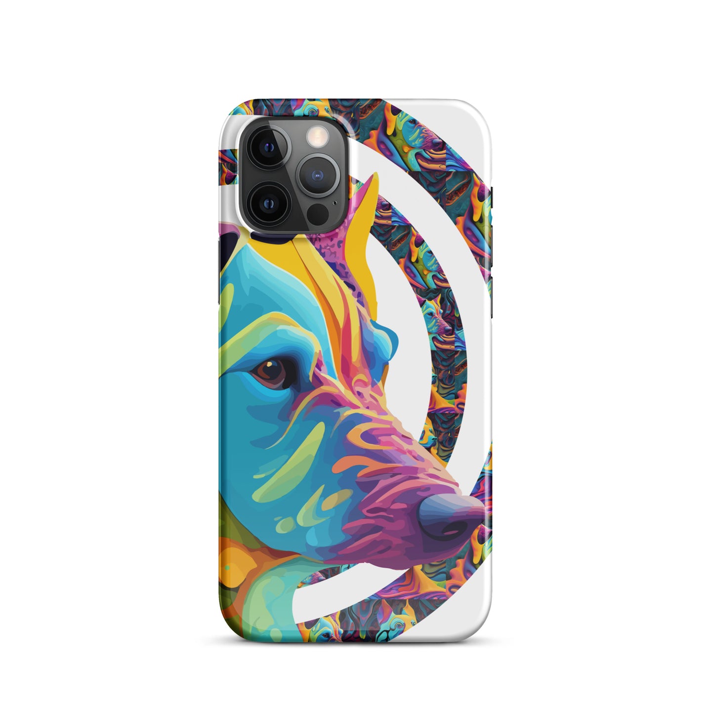 Snap case for iPhone® Kukloso German Sheperd Liquid Color Series No 1 - Free Shipping