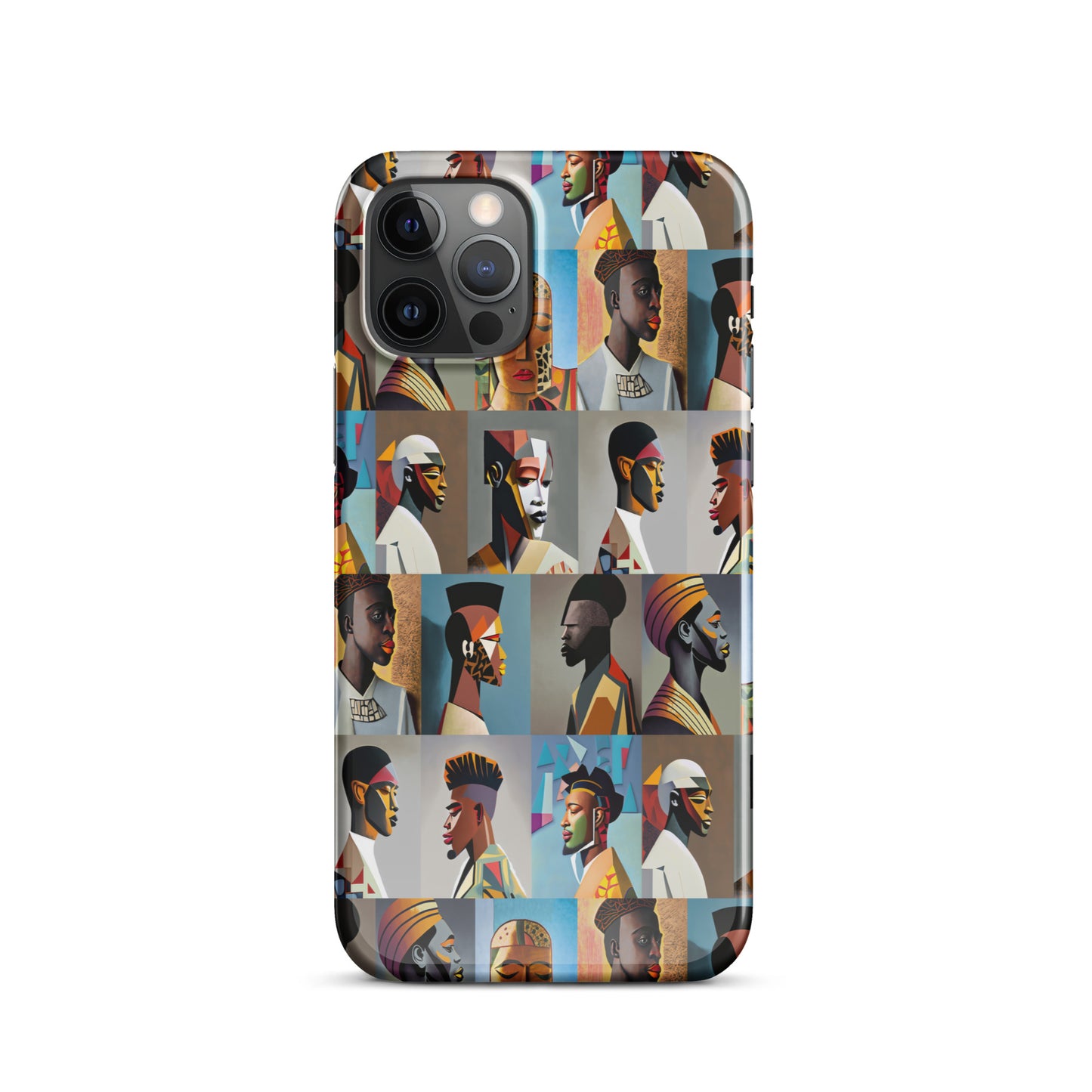 Snap case for iPhone®  Kukloso Cubist Faces No 23 - Free Shippin