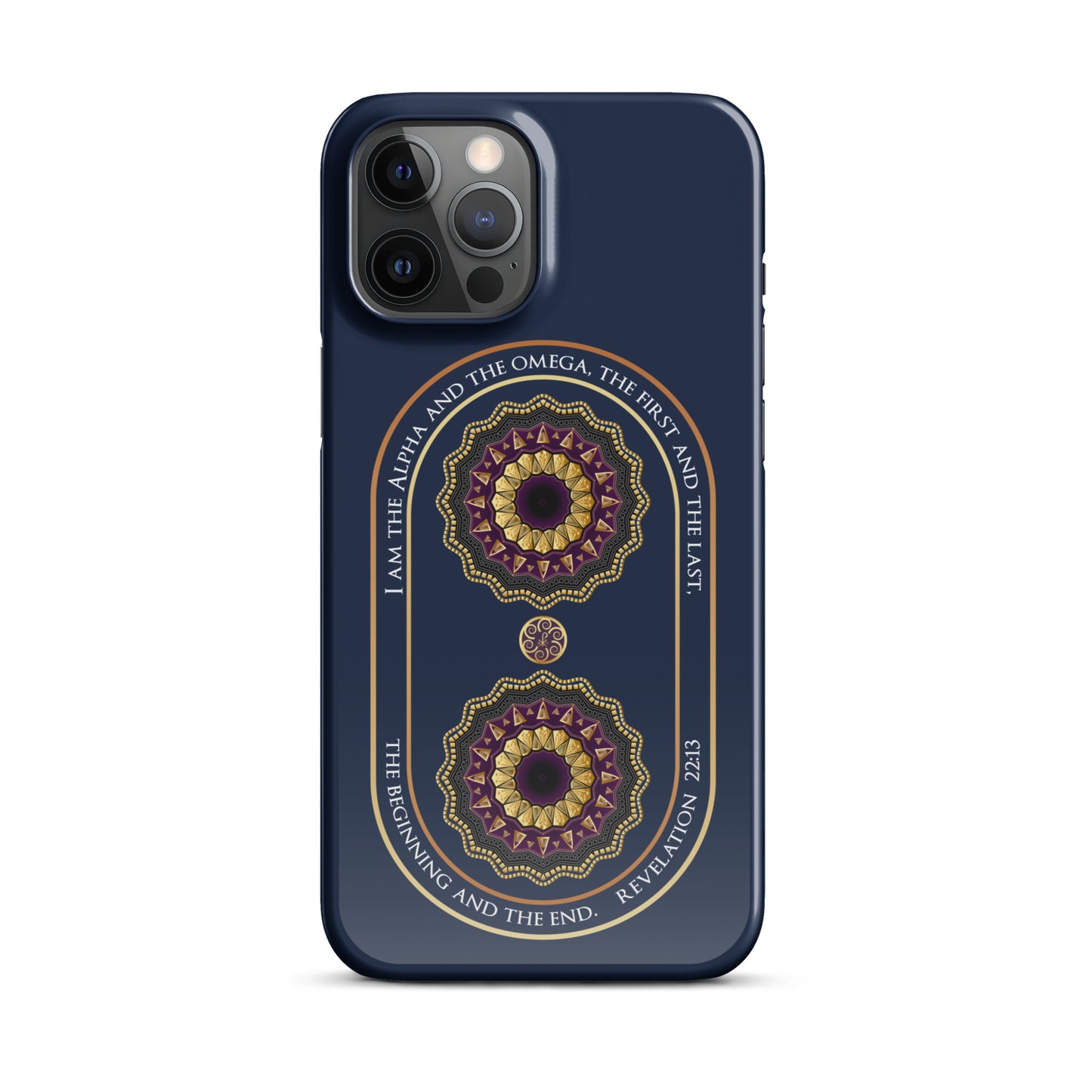 Snap case for iPhone® Kukloso Revelation 22:13 - Free Shipping