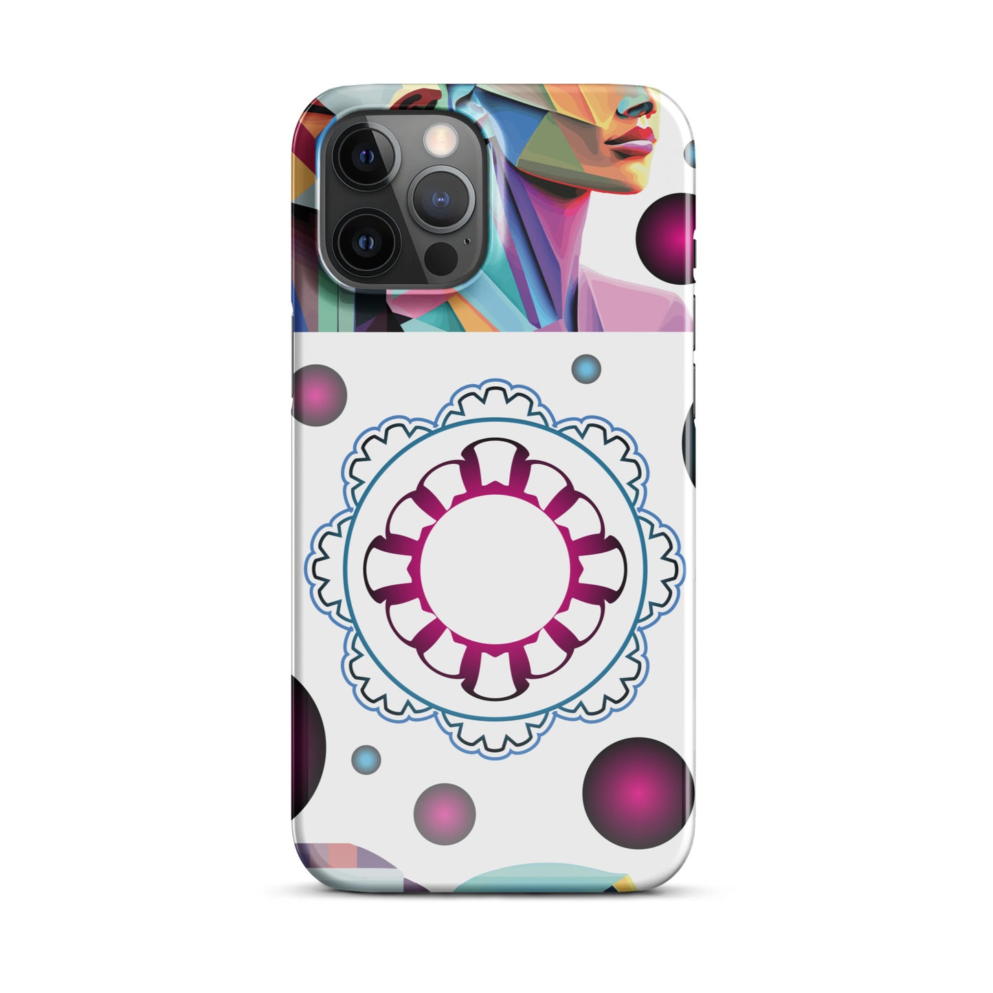 Snap case for iPhone® Kukloso Cubist Couple No 1 - Free Shipping