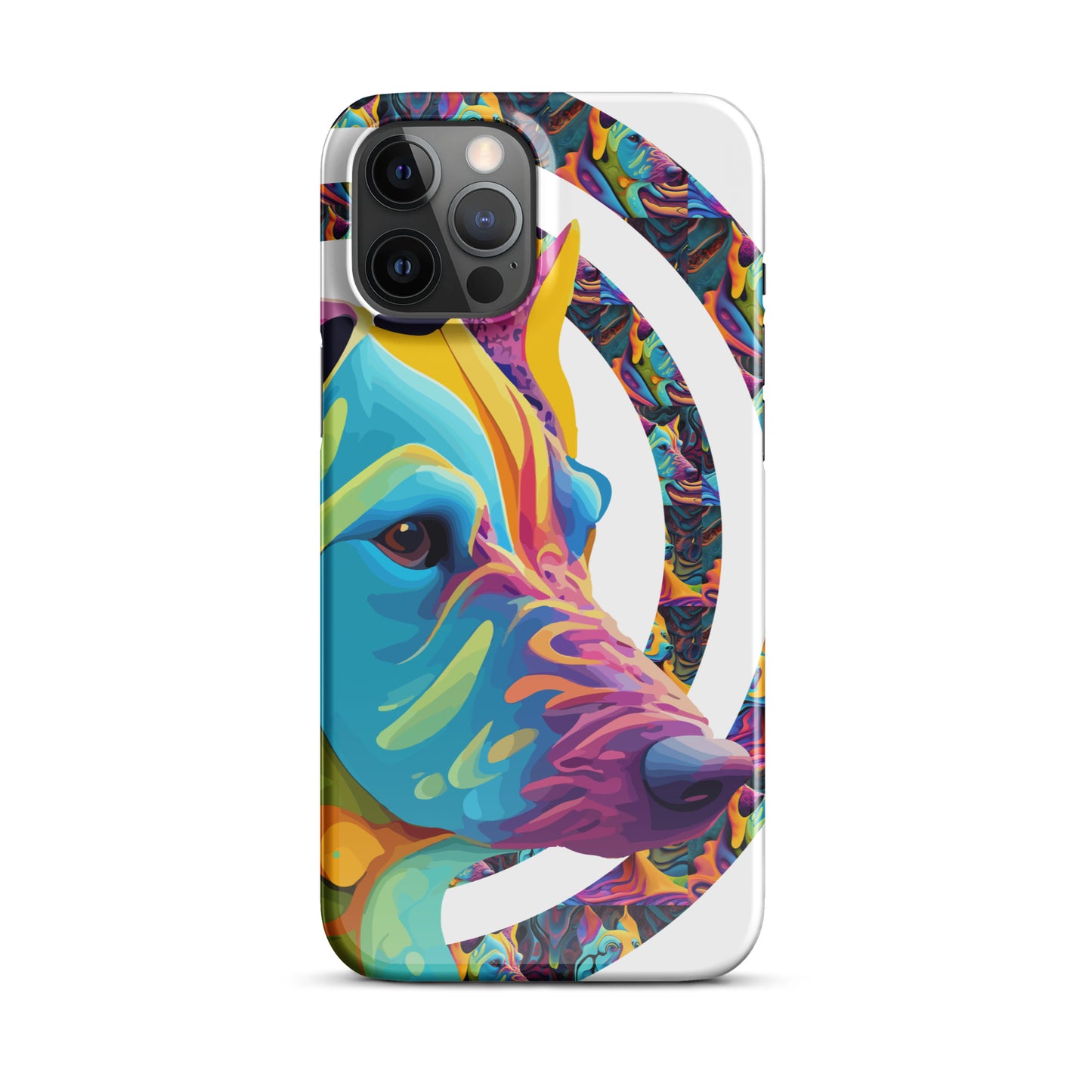 Snap case for iPhone® Kukloso German Sheperd Liquid Color Series No 1 - Free Shipping