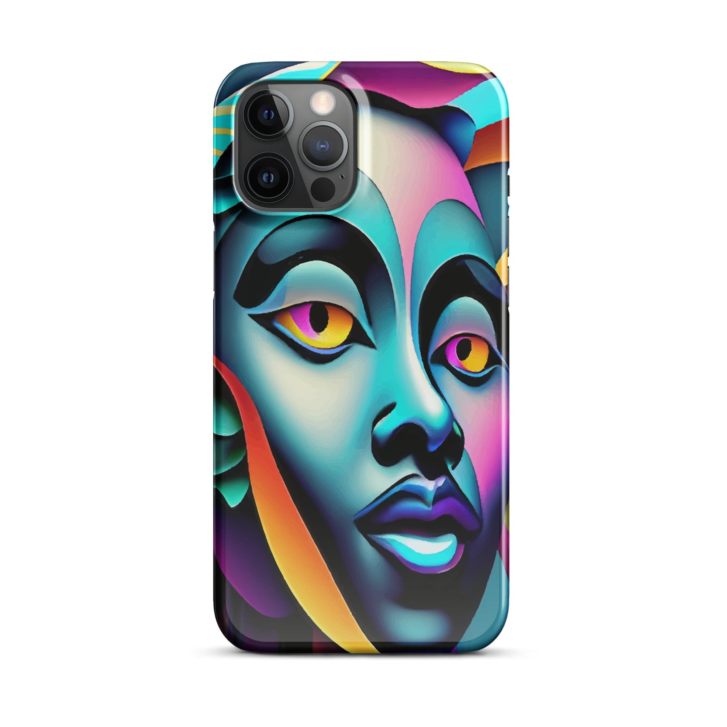 Snap case for iPhone® Kukloso Cubist Faces No 2 - Free Shipping