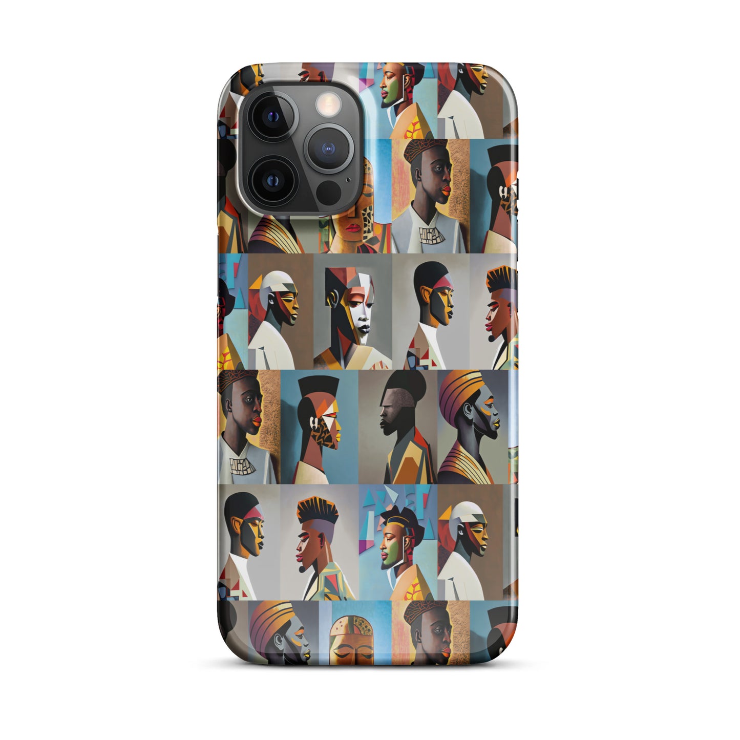 Snap case for iPhone®  Kukloso Cubist Faces No 23 - Free Shippin