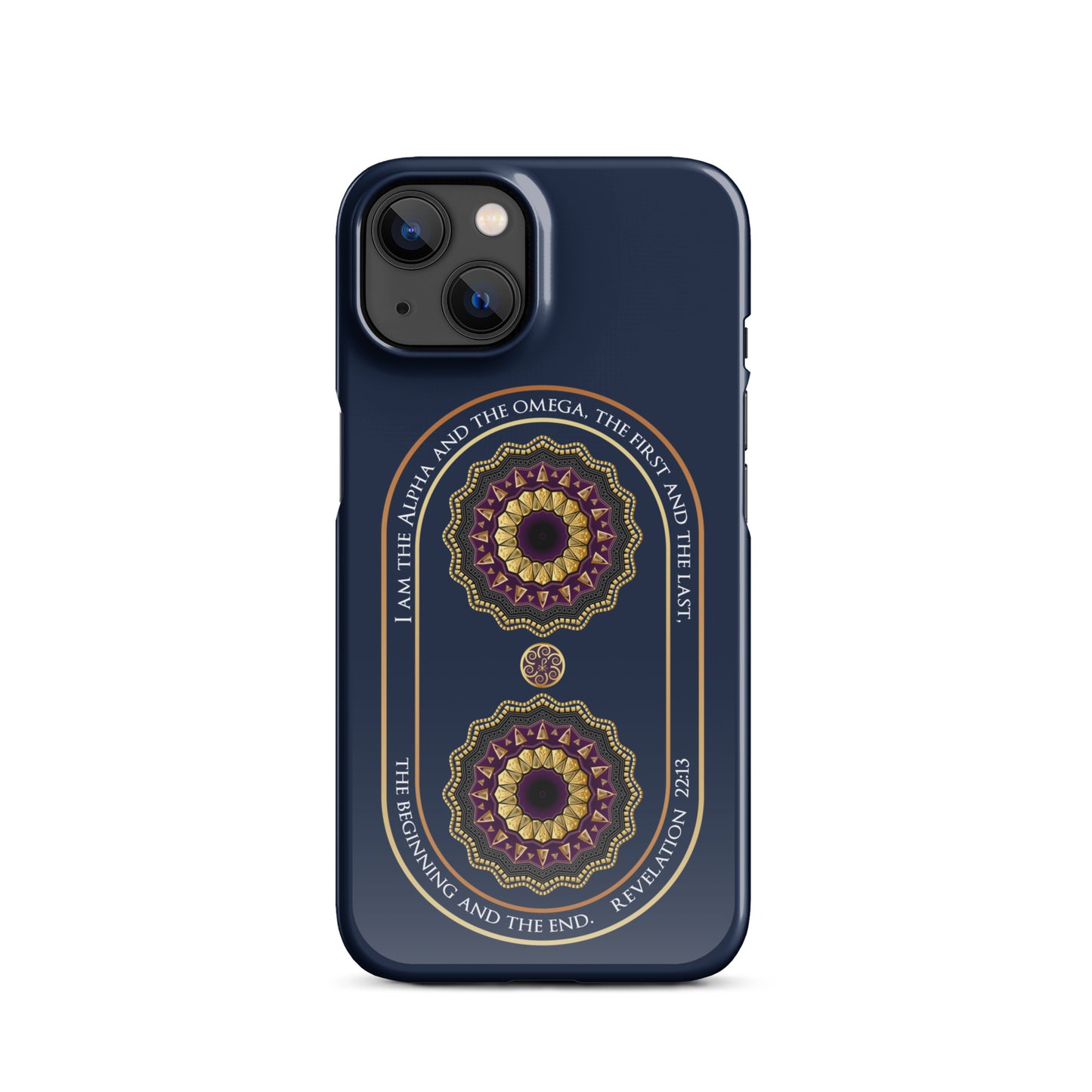 Snap case for iPhone® Kukloso Revelation 22:13 - Free Shipping