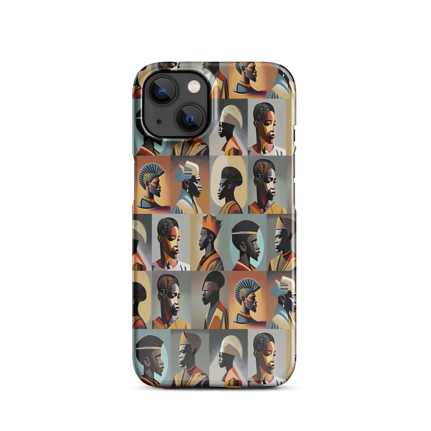 Snap case for iPhone® Kukloso Cubist Faces Collage No 24 - Free Shipping
