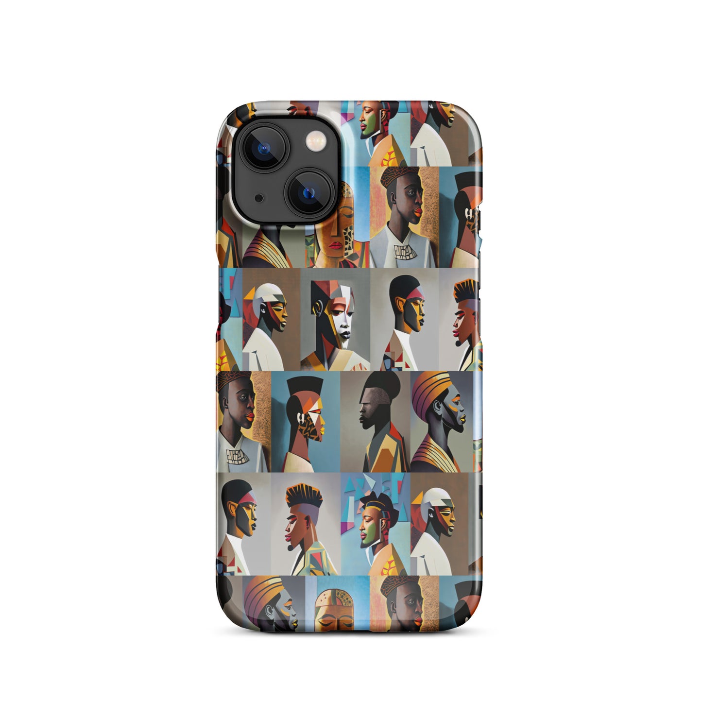 Snap case for iPhone®  Kukloso Cubist Faces No 23 - Free Shippin