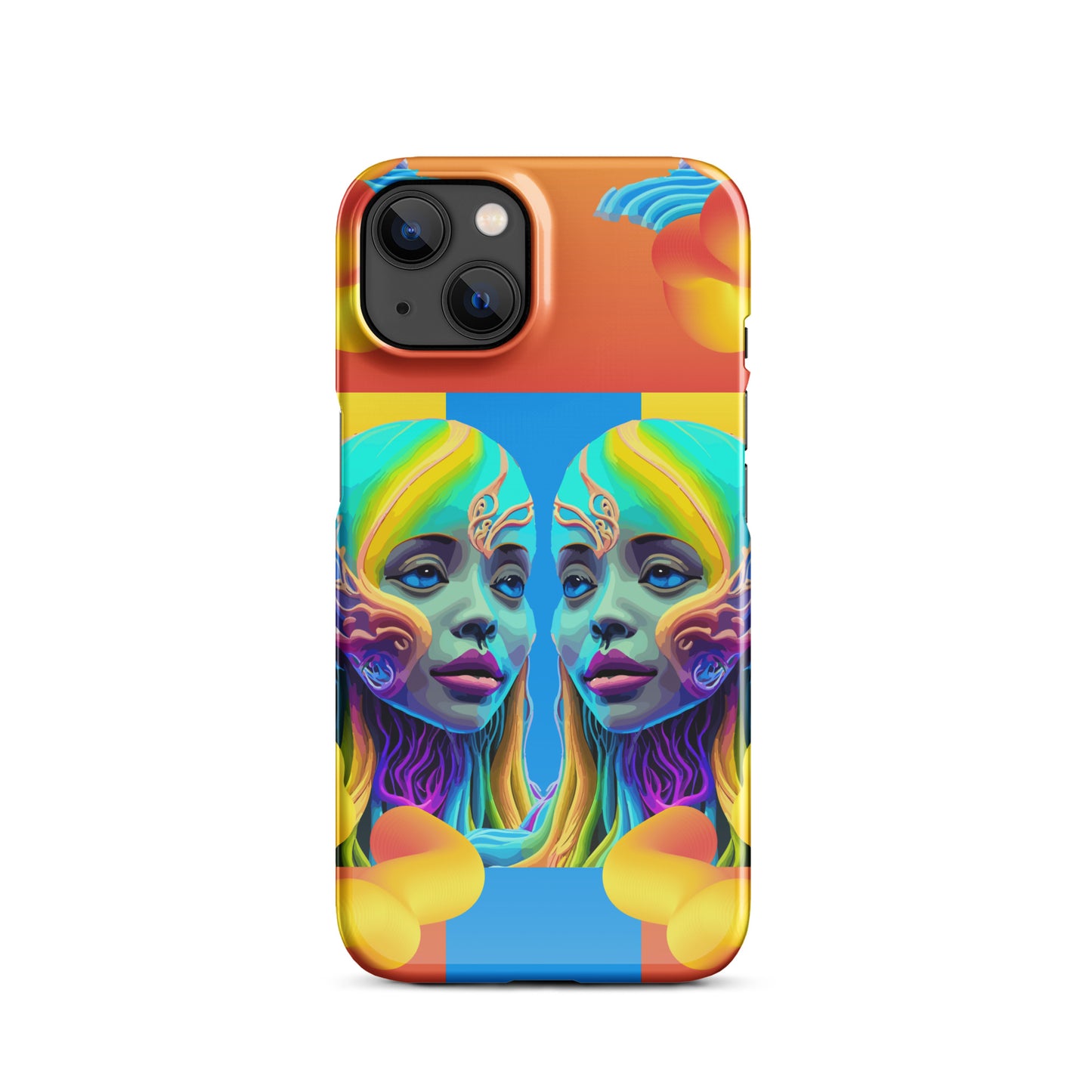 Snap case for iPhone® Kukloso Space Faces No 17 - Free Shipping - Free Shipping