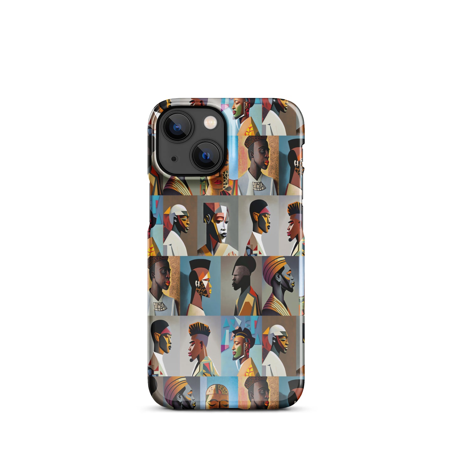 Snap case for iPhone®  Kukloso Cubist Faces No 23 - Free Shippin
