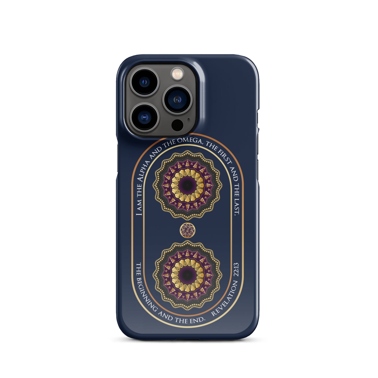 Snap case for iPhone® Kukloso Revelation 22:13 - Free Shipping