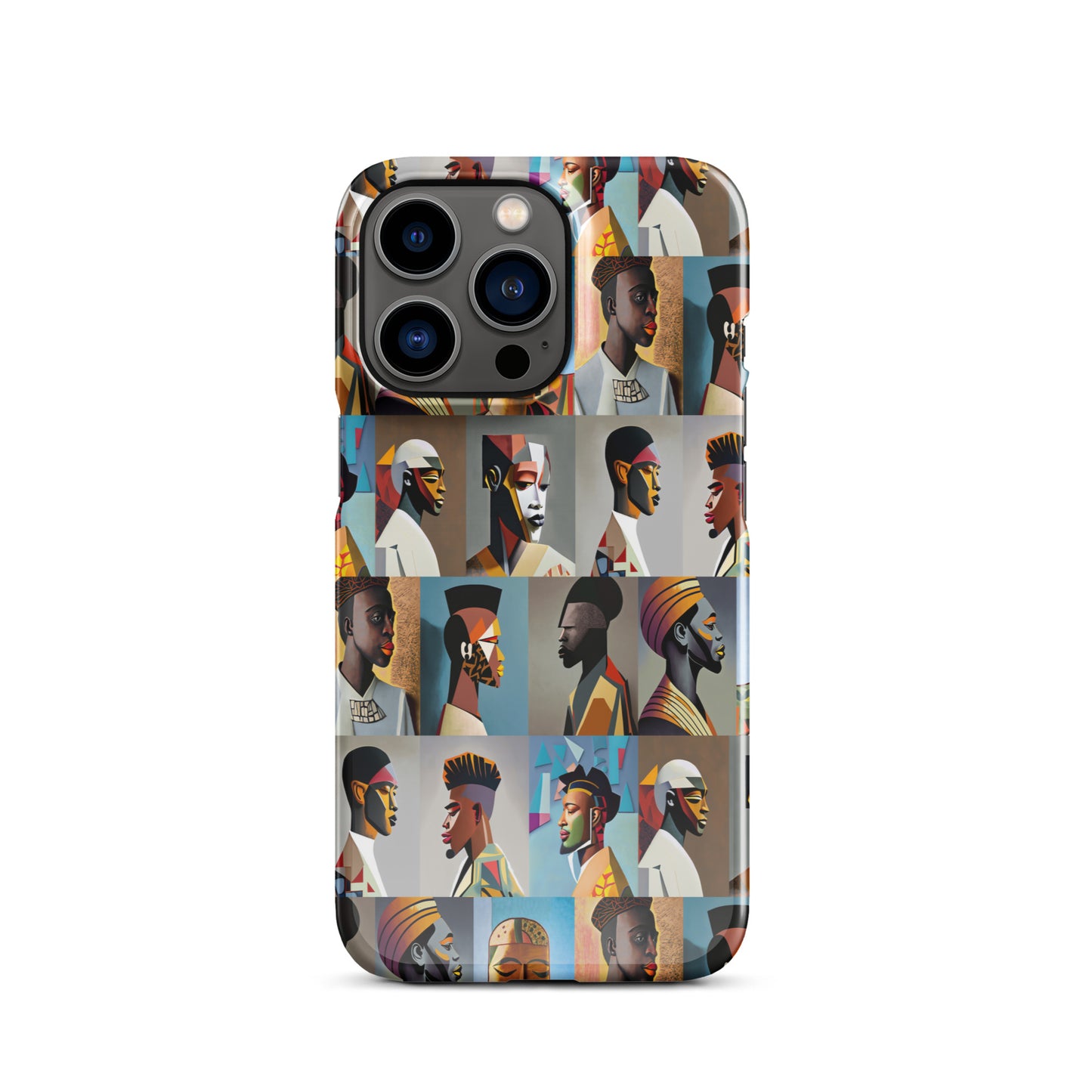 Snap case for iPhone®  Kukloso Cubist Faces No 23 - Free Shippin