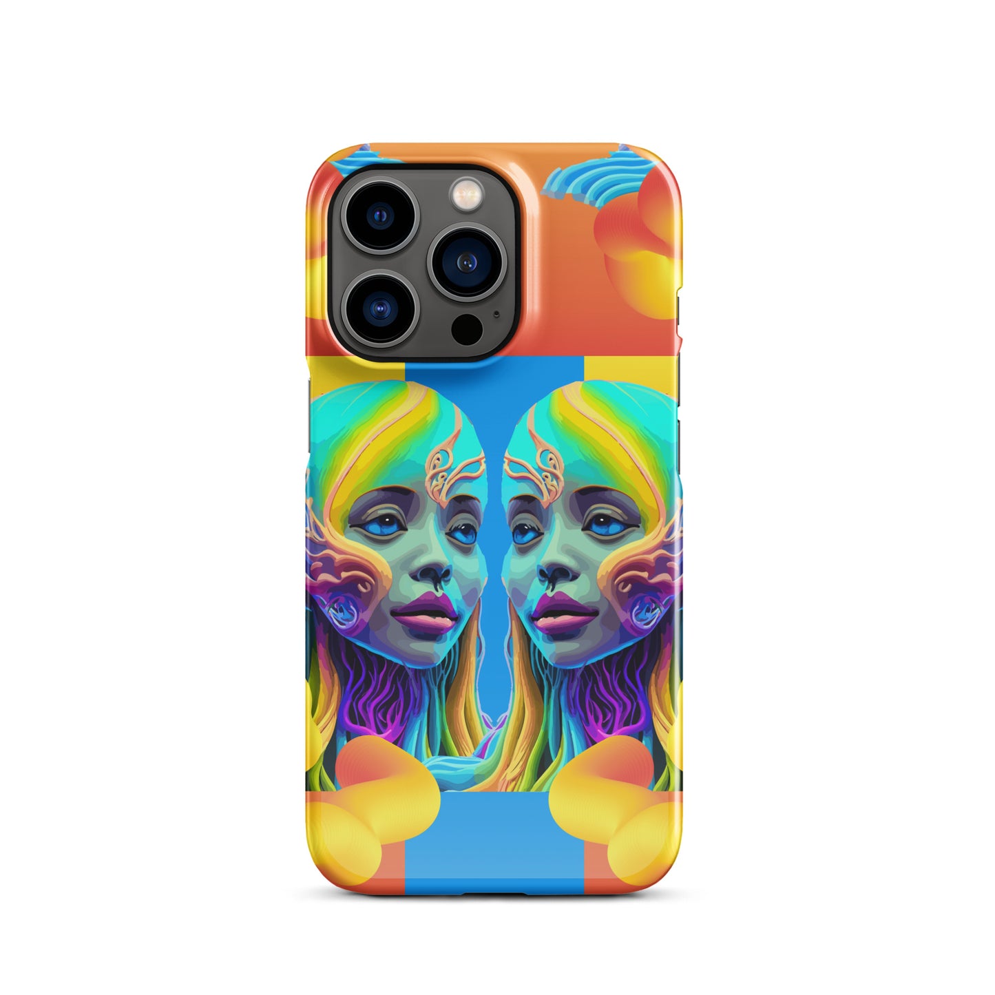 Snap case for iPhone® Kukloso Space Faces No 17 - Free Shipping - Free Shipping