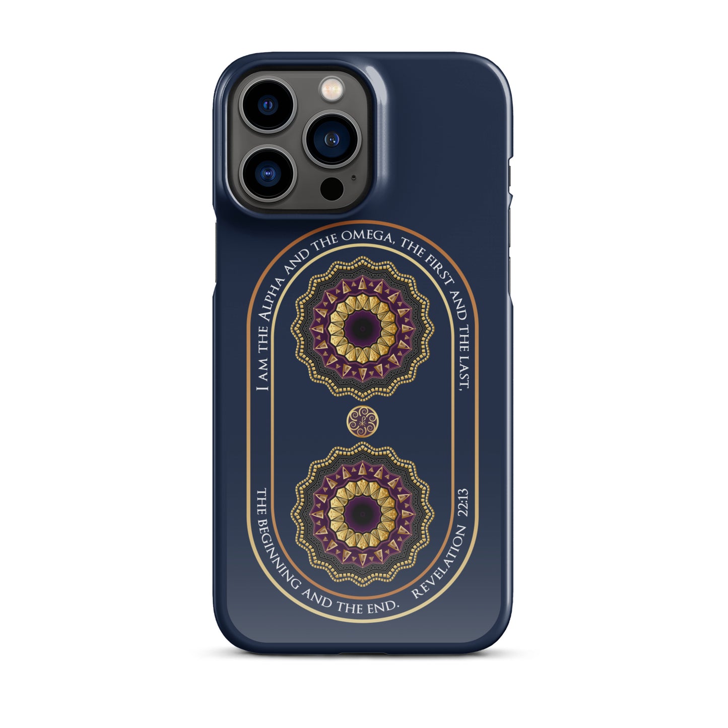 Snap case for iPhone® Kukloso Revelation 22:13 - Free Shipping