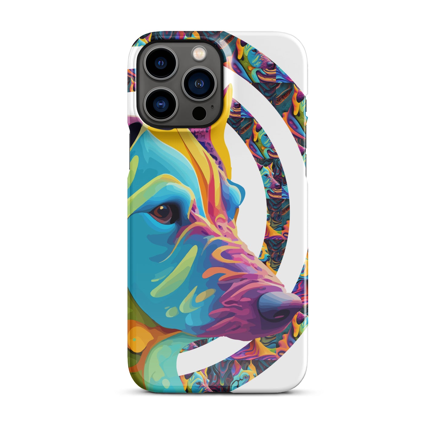 Snap case for iPhone® Kukloso German Sheperd Liquid Color Series No 1 - Free Shipping
