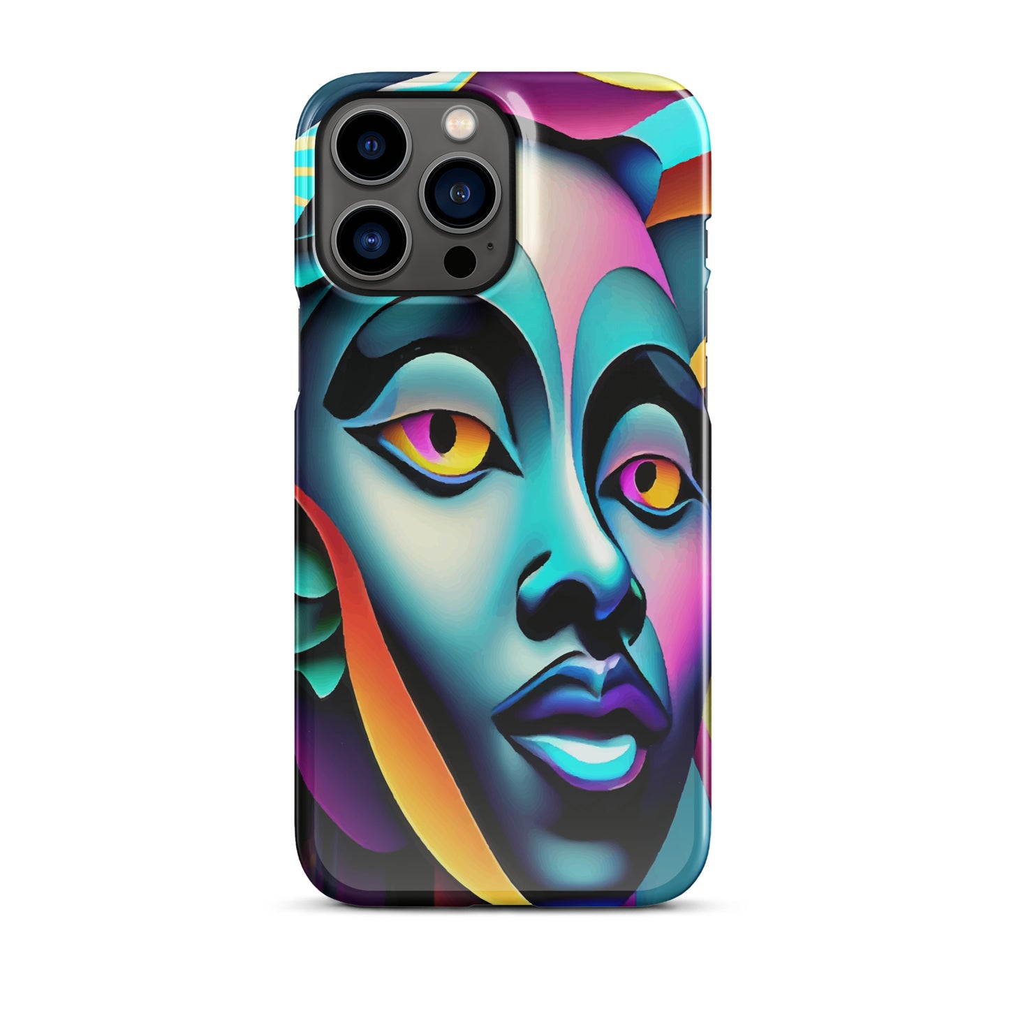 Snap case for iPhone® Kukloso Cubist Faces No 2 - Free Shipping