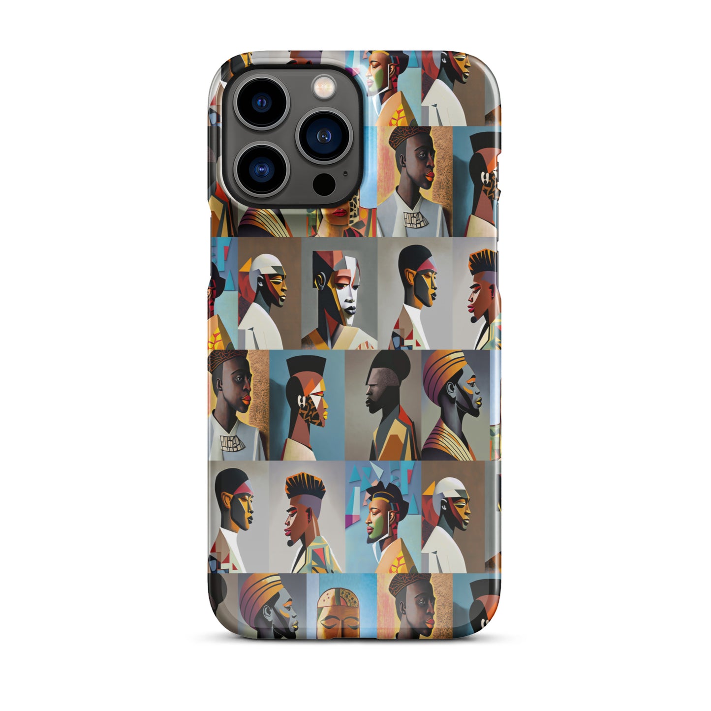 Snap case for iPhone®  Kukloso Cubist Faces No 23 - Free Shippin
