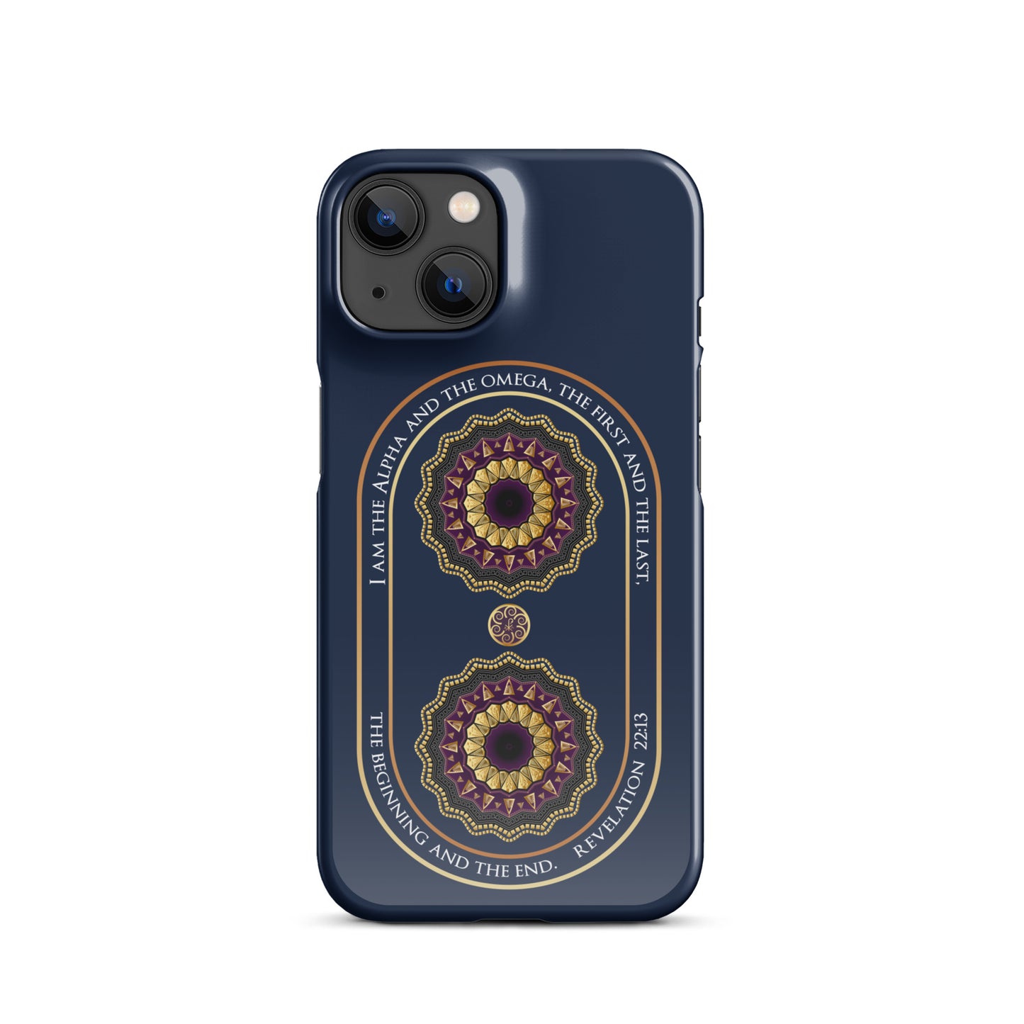 Snap case for iPhone® Kukloso Revelation 22:13 - Free Shipping