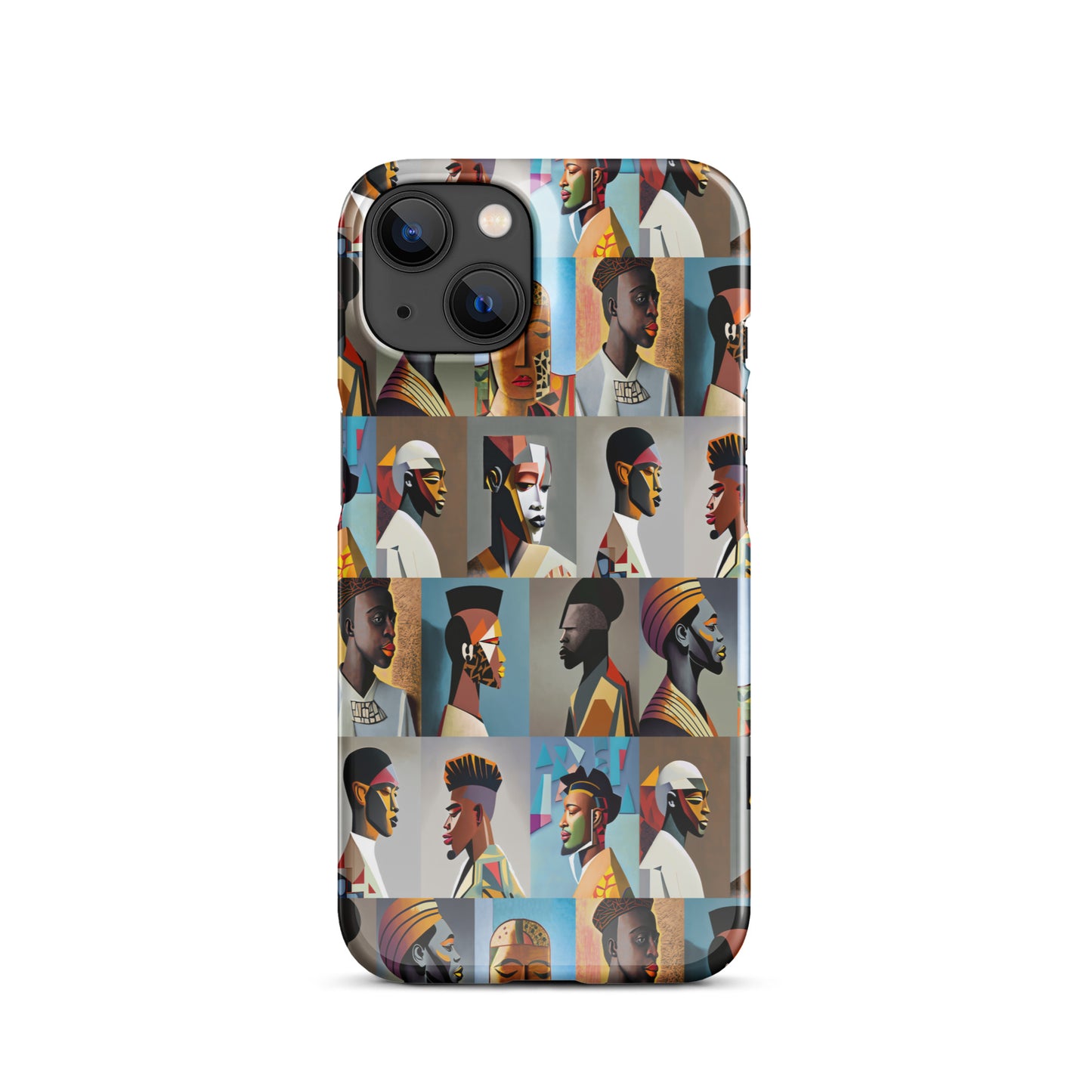 Snap case for iPhone®  Kukloso Cubist Faces No 23 - Free Shippin