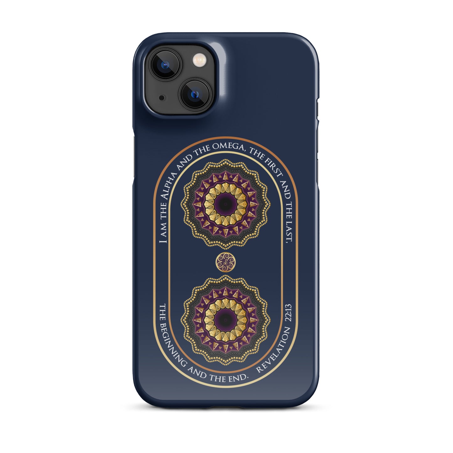 Snap case for iPhone® Kukloso Revelation 22:13 - Free Shipping