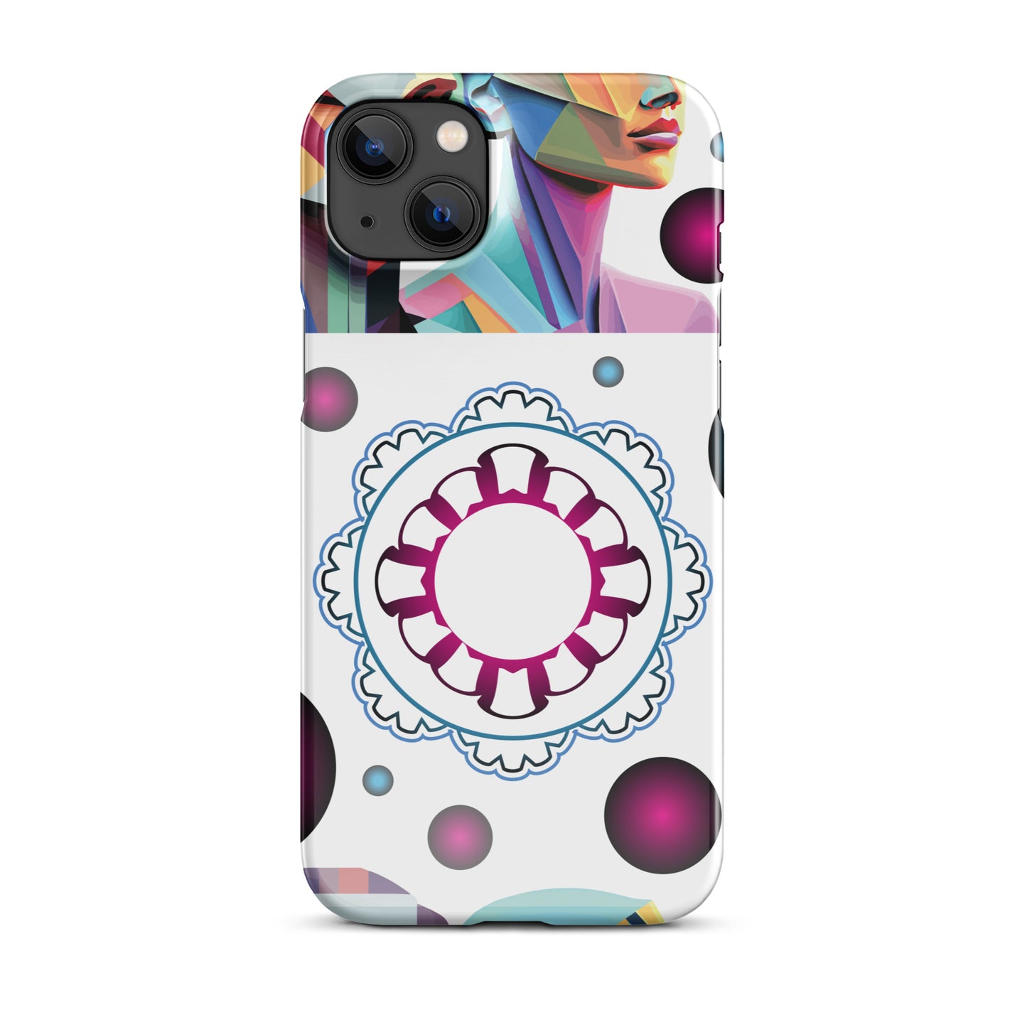 Snap case for iPhone® Kukloso Cubist Couple No 1 - Free Shipping