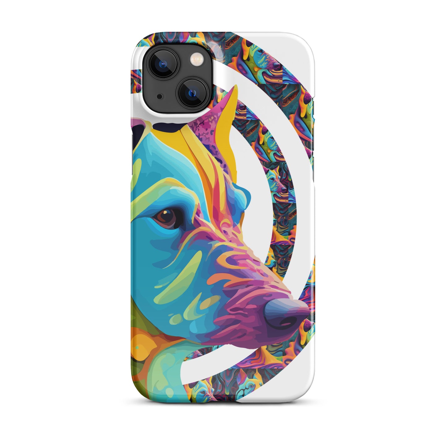 Snap case for iPhone® Kukloso German Sheperd Liquid Color Series No 1 - Free Shipping