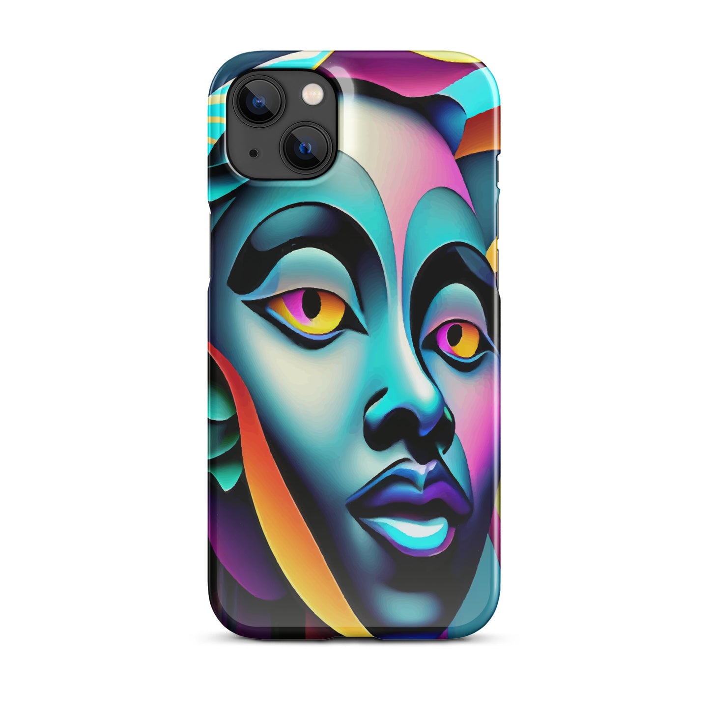 Snap case for iPhone® Kukloso Cubist Faces No 2 - Free Shipping