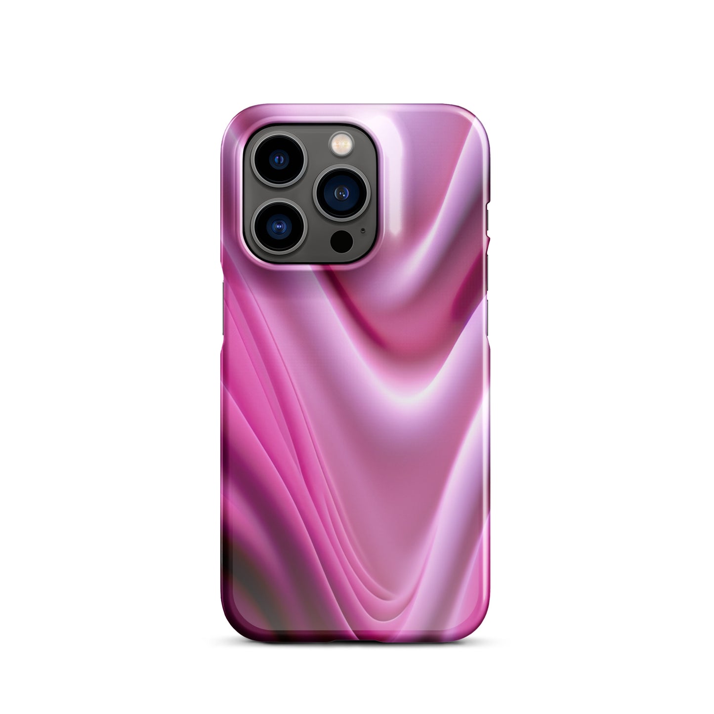 Snap case for iPhone® Kukloso Color Waves Pink No 19 - Free Shipping