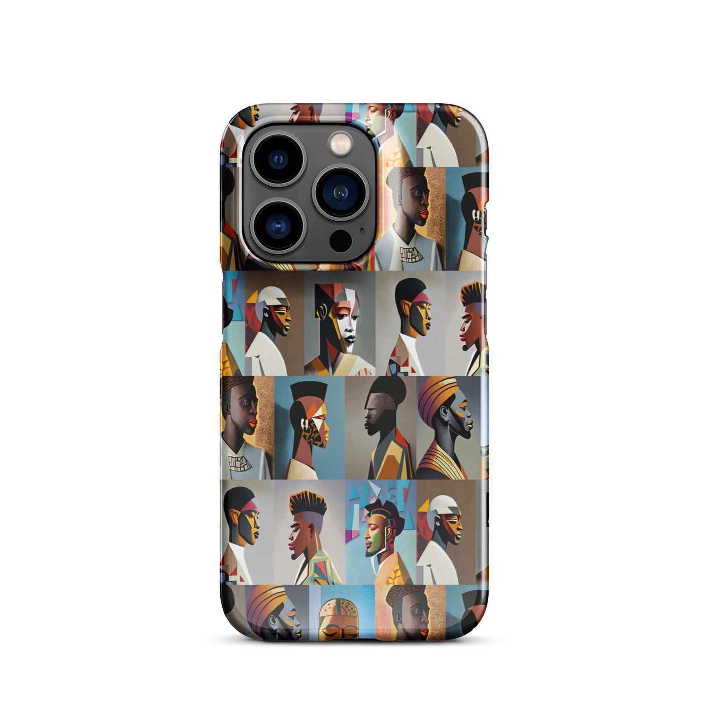 Snap case for iPhone®  Kukloso Cubist Faces No 23 - Free Shippin
