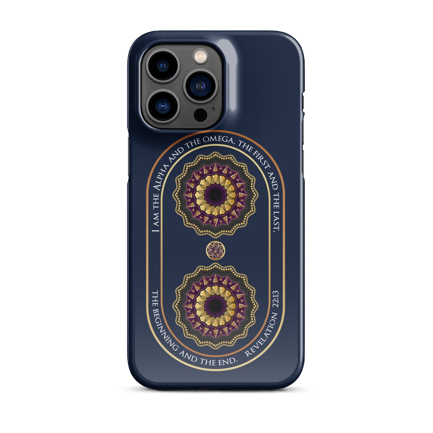 Snap case for iPhone® Kukloso Revelation 22:13 - Free Shipping