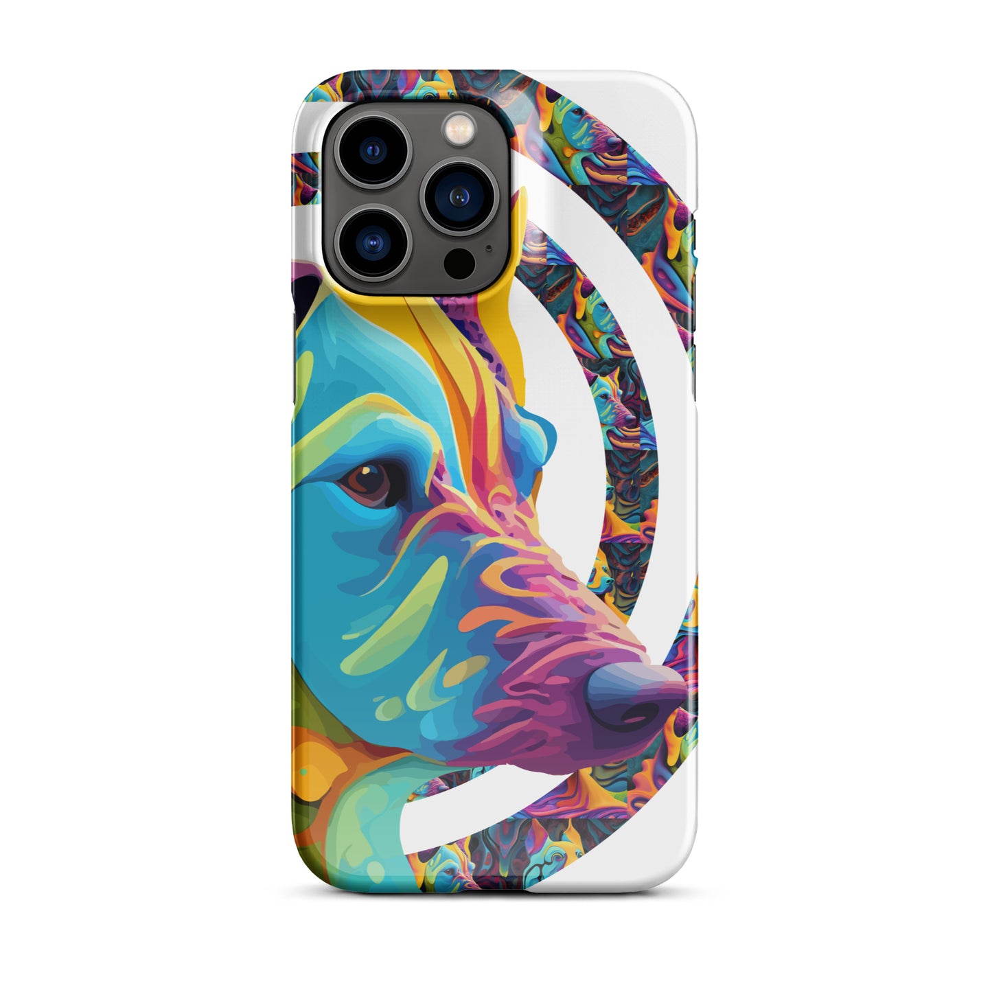 Snap case for iPhone® Kukloso German Sheperd Liquid Color Series No 1 - Free Shipping