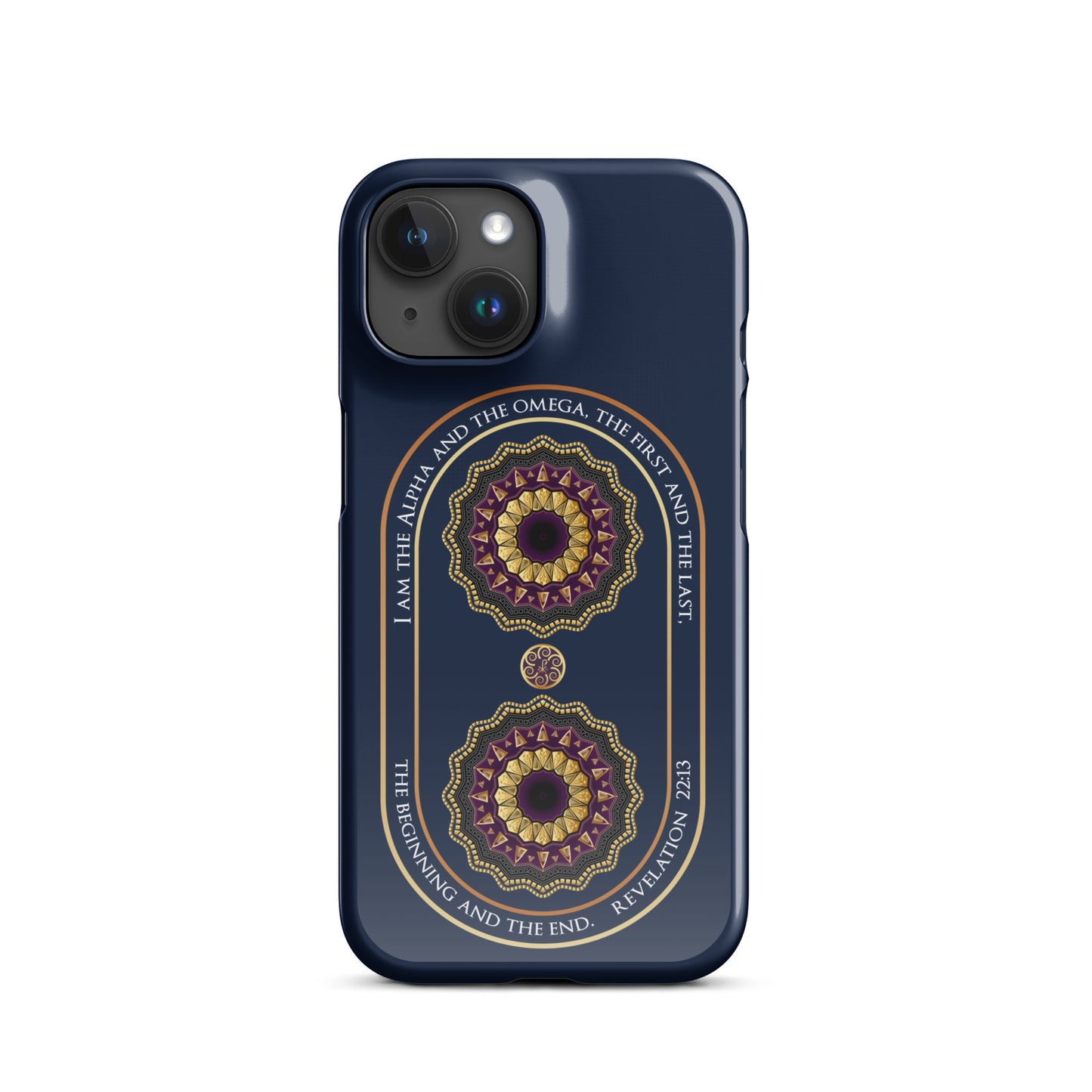 Snap case for iPhone® Kukloso Revelation 22:13 - Free Shipping