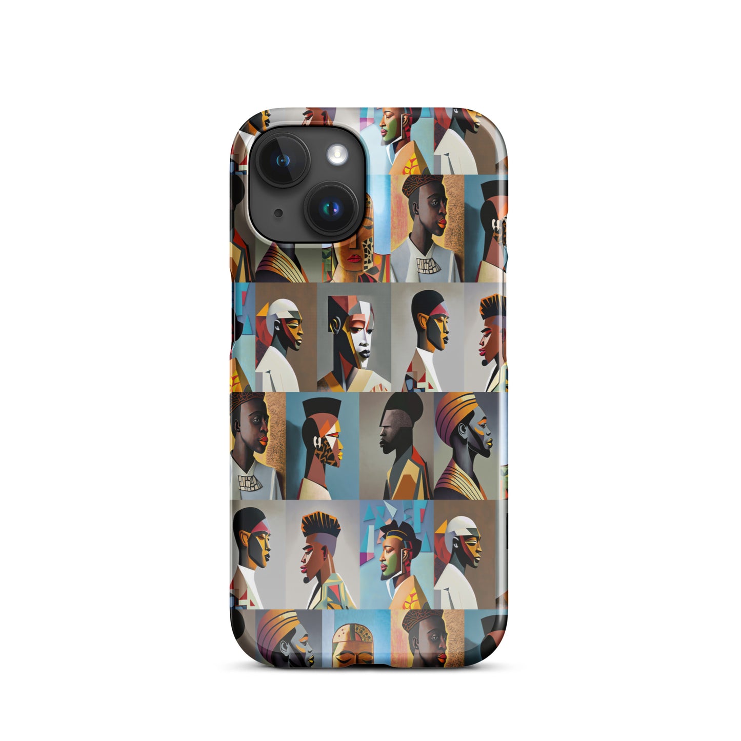 Snap case for iPhone®  Kukloso Cubist Faces No 23 - Free Shippin
