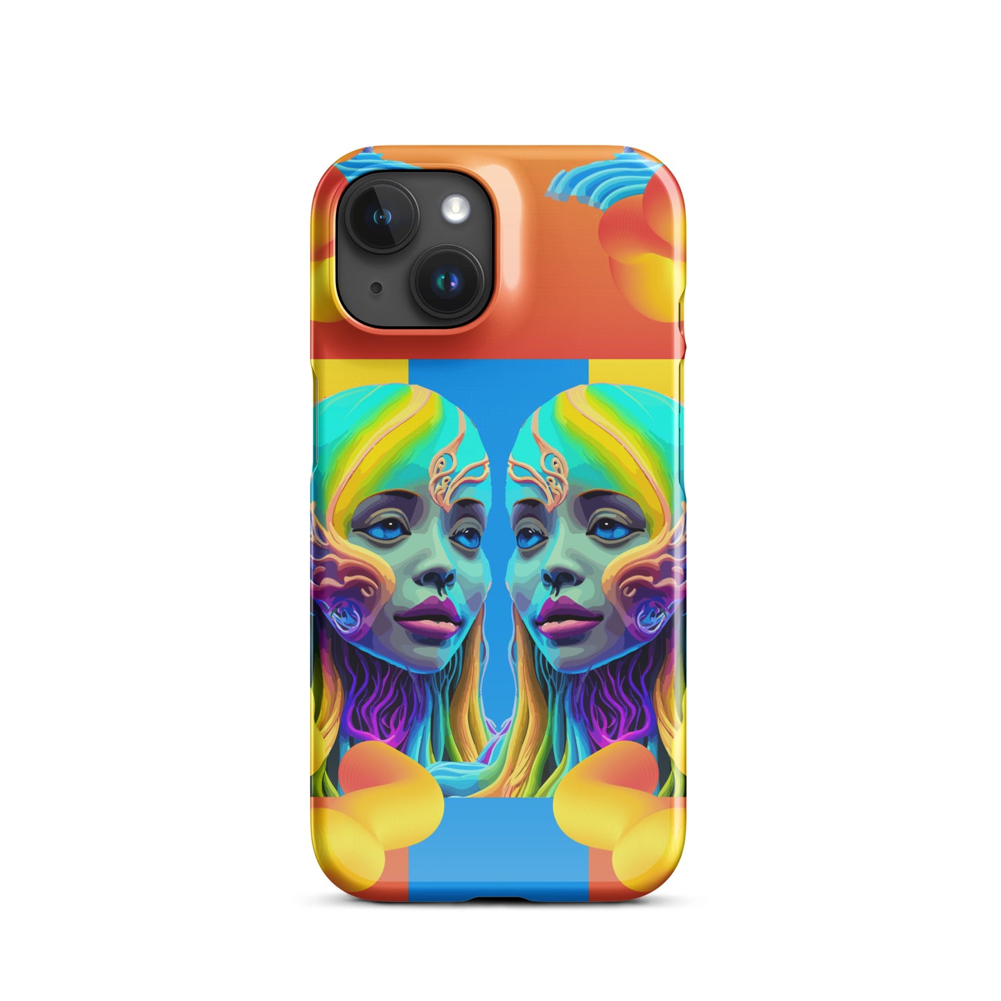 Snap case for iPhone® Kukloso Space Faces No 17 - Free Shipping - Free Shipping