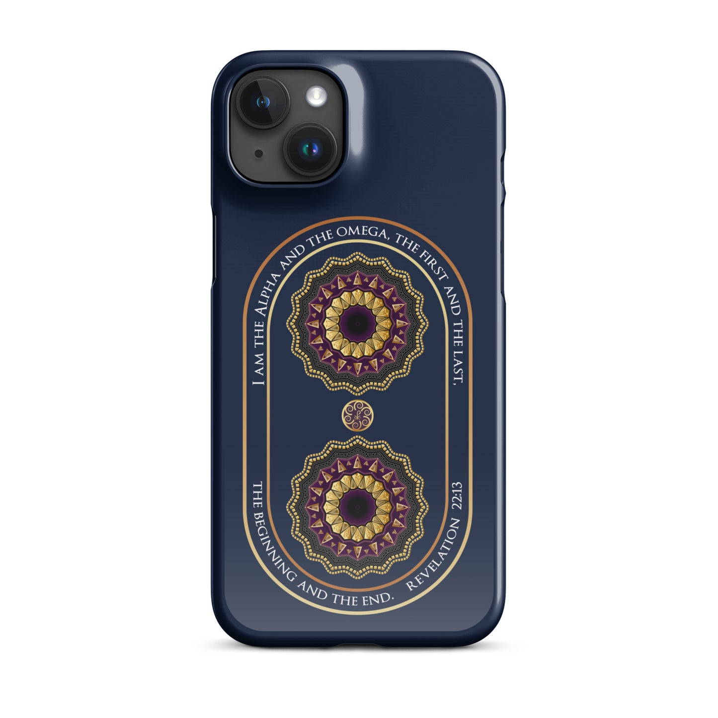 Snap case for iPhone® Kukloso Revelation 22:13 - Free Shipping