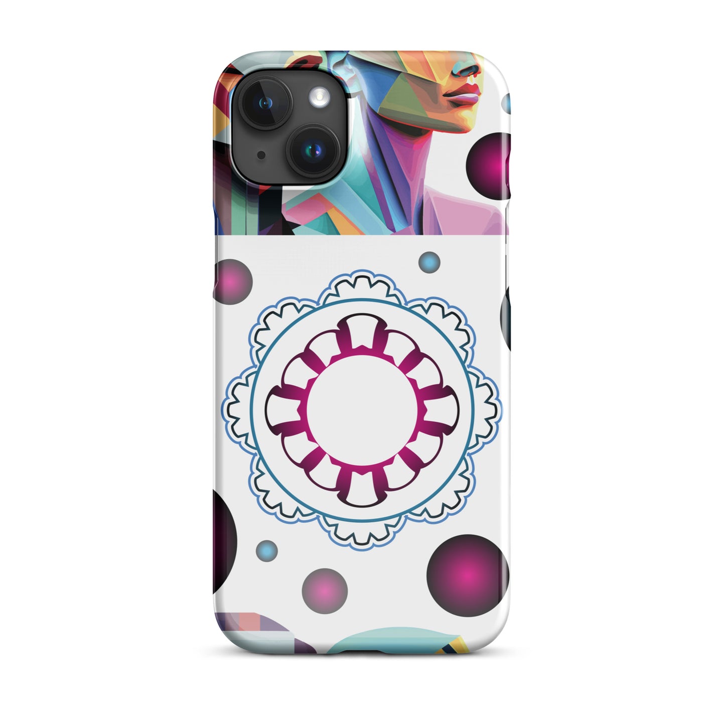 Snap case for iPhone® Kukloso Cubist Couple No 1 - Free Shipping