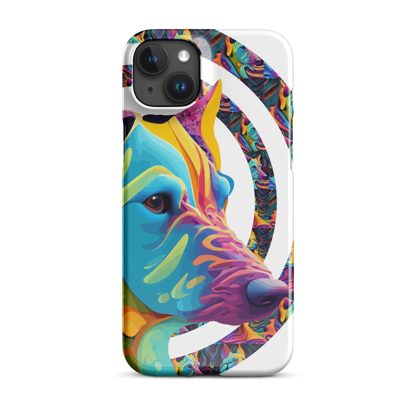 Snap case for iPhone® Kukloso German Sheperd Liquid Color Series No 1 - Free Shipping