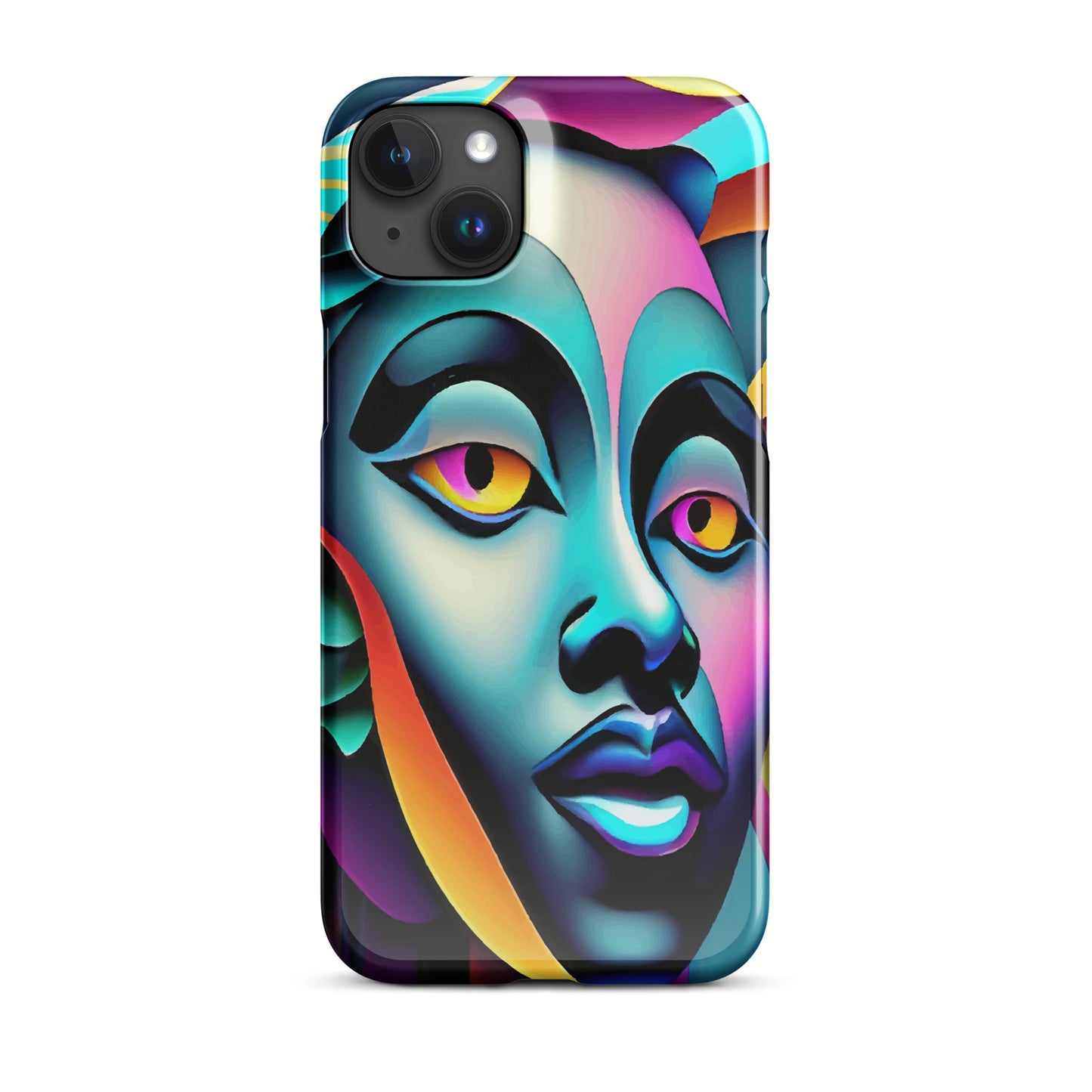 Snap case for iPhone® Kukloso Cubist Faces No 2 - Free Shipping