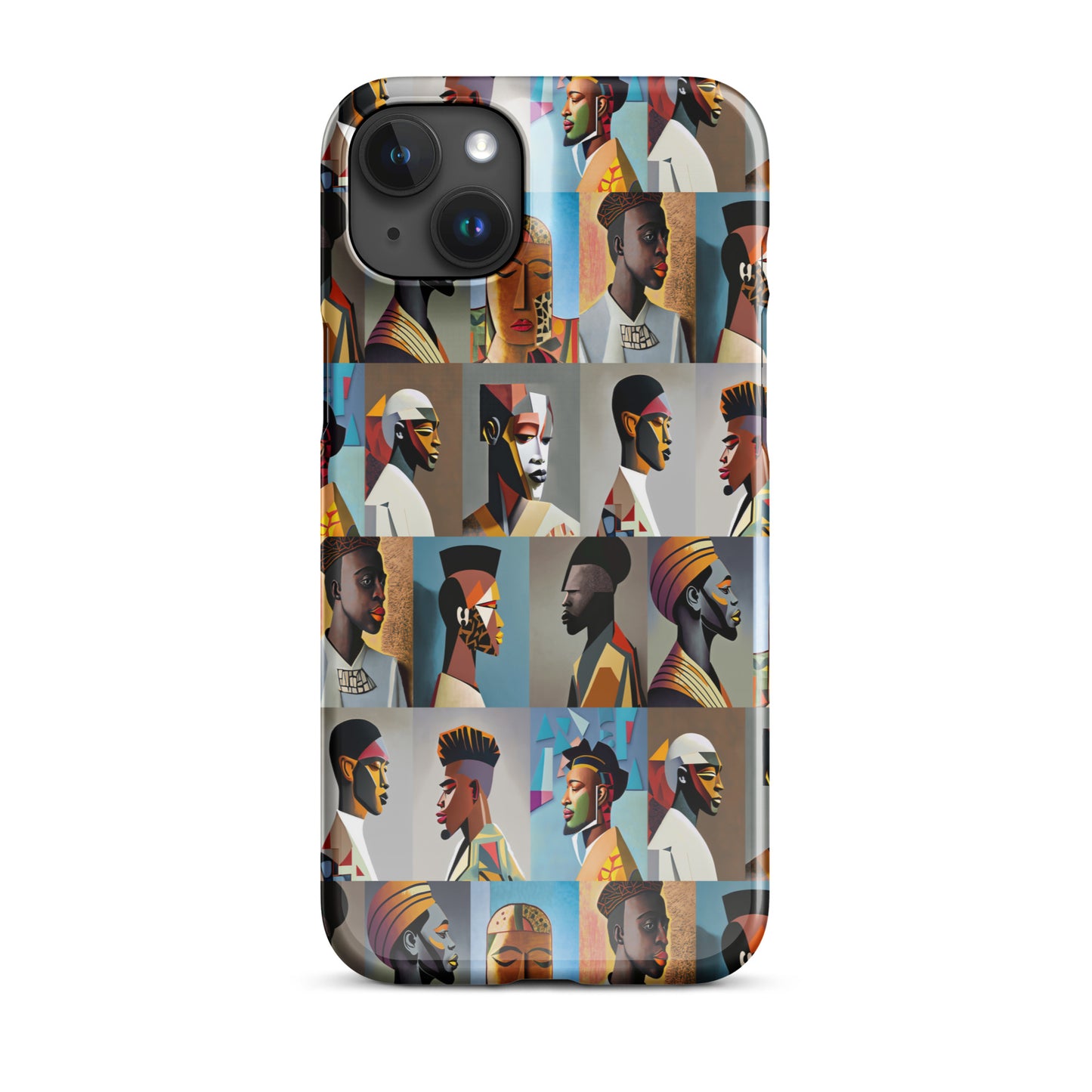 Snap case for iPhone®  Kukloso Cubist Faces No 23 - Free Shippin
