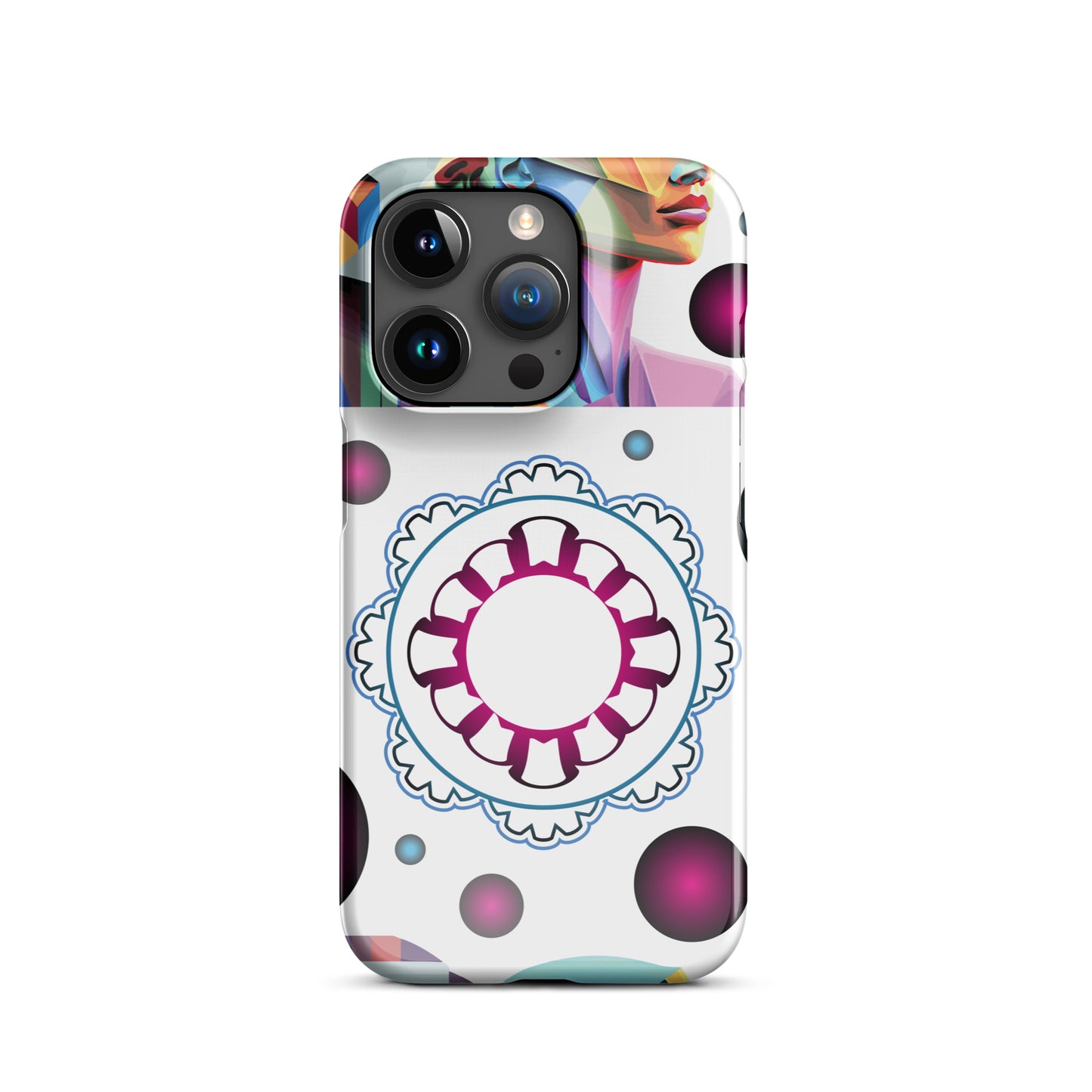 Snap case for iPhone® Kukloso Cubist Couple No 1 - Free Shipping