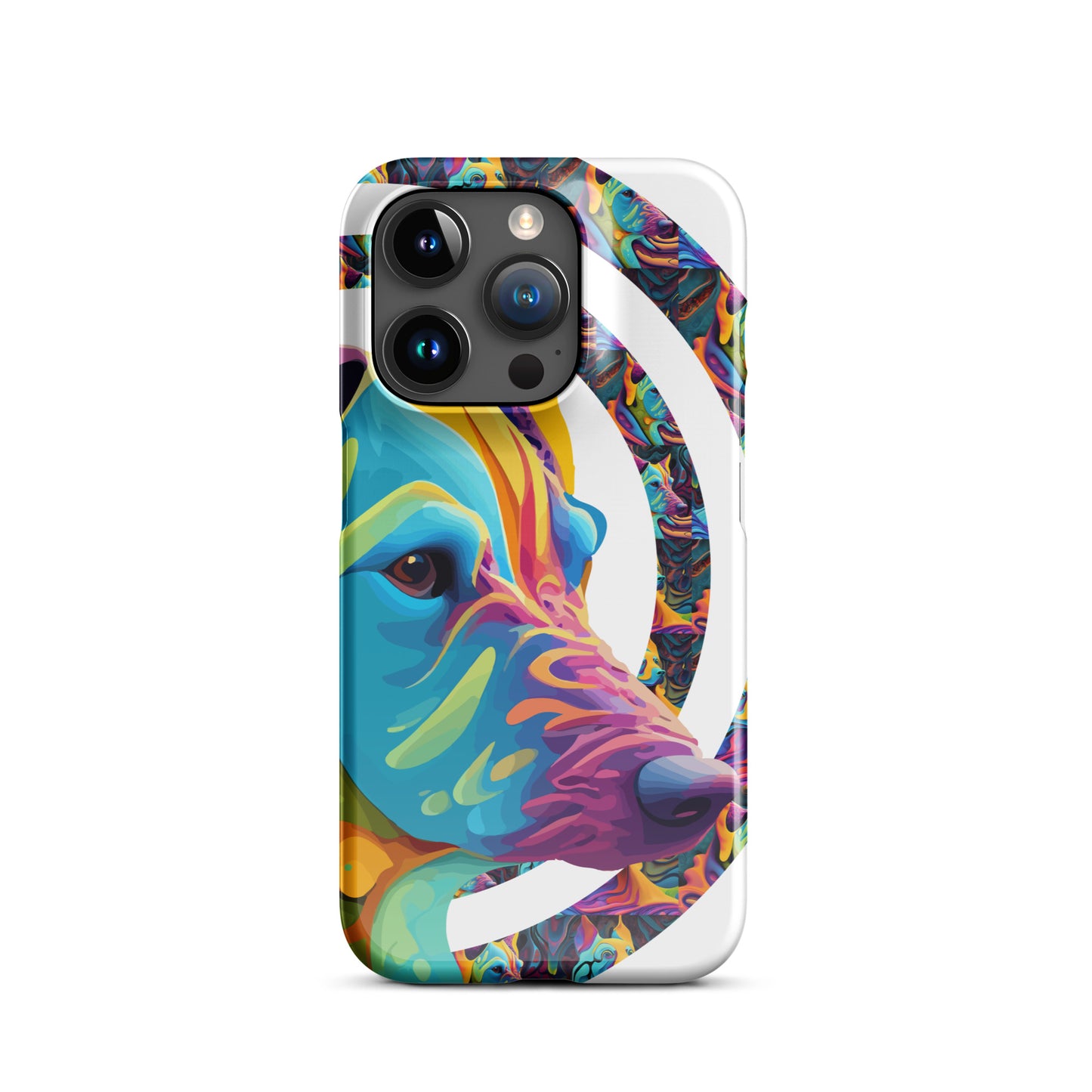 Snap case for iPhone® Kukloso German Sheperd Liquid Color Series No 1 - Free Shipping