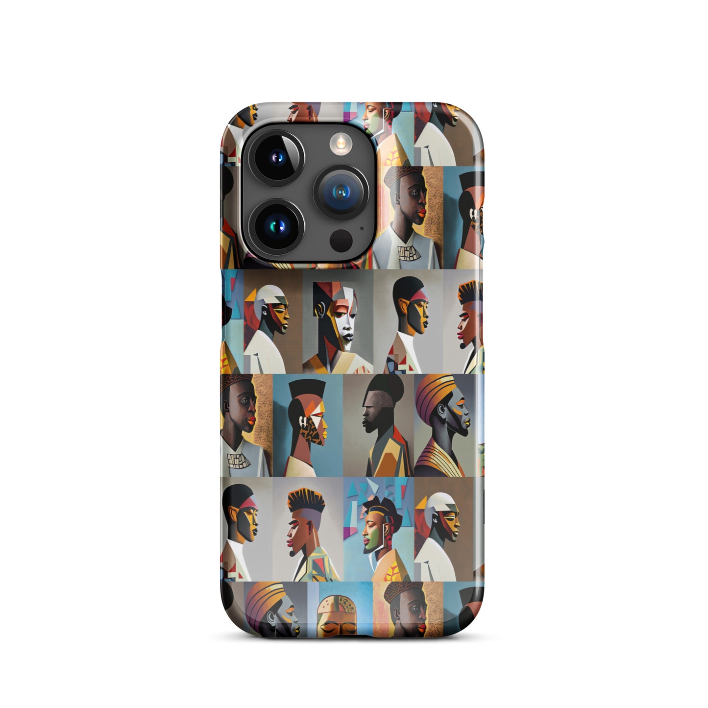 Snap case for iPhone®  Kukloso Cubist Faces No 23 - Free Shippin