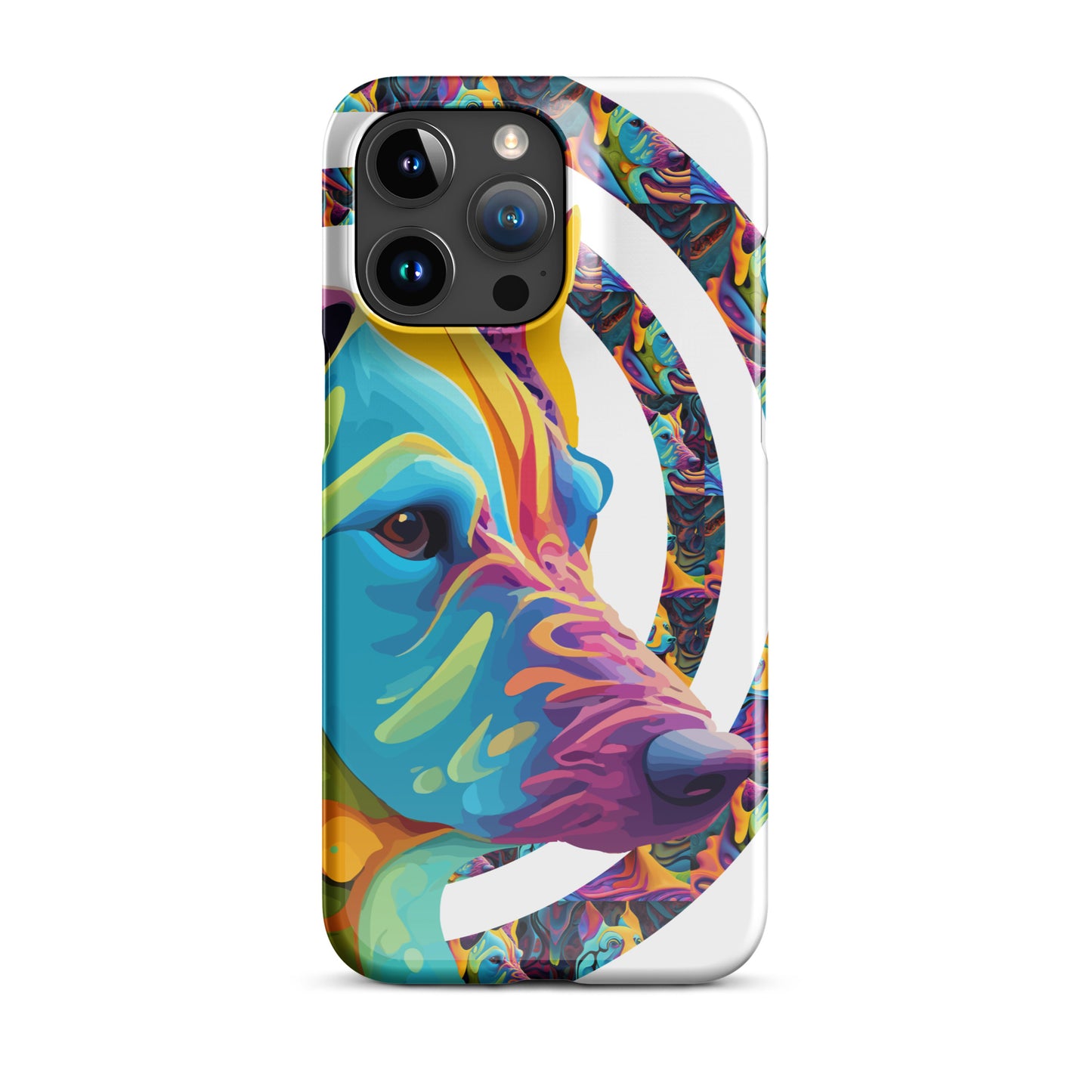 Snap case for iPhone® Kukloso German Sheperd Liquid Color Series No 1 - Free Shipping