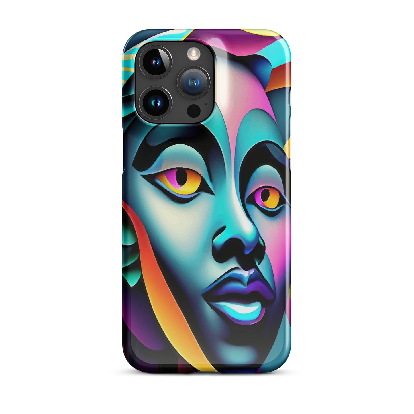 Snap case for iPhone® Kukloso Cubist Faces No 2 - Free Shipping