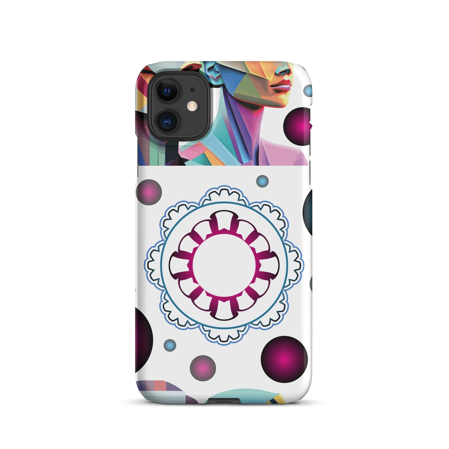 Snap case for iPhone® Kukloso Cubist Couple No 1 - Free Shipping