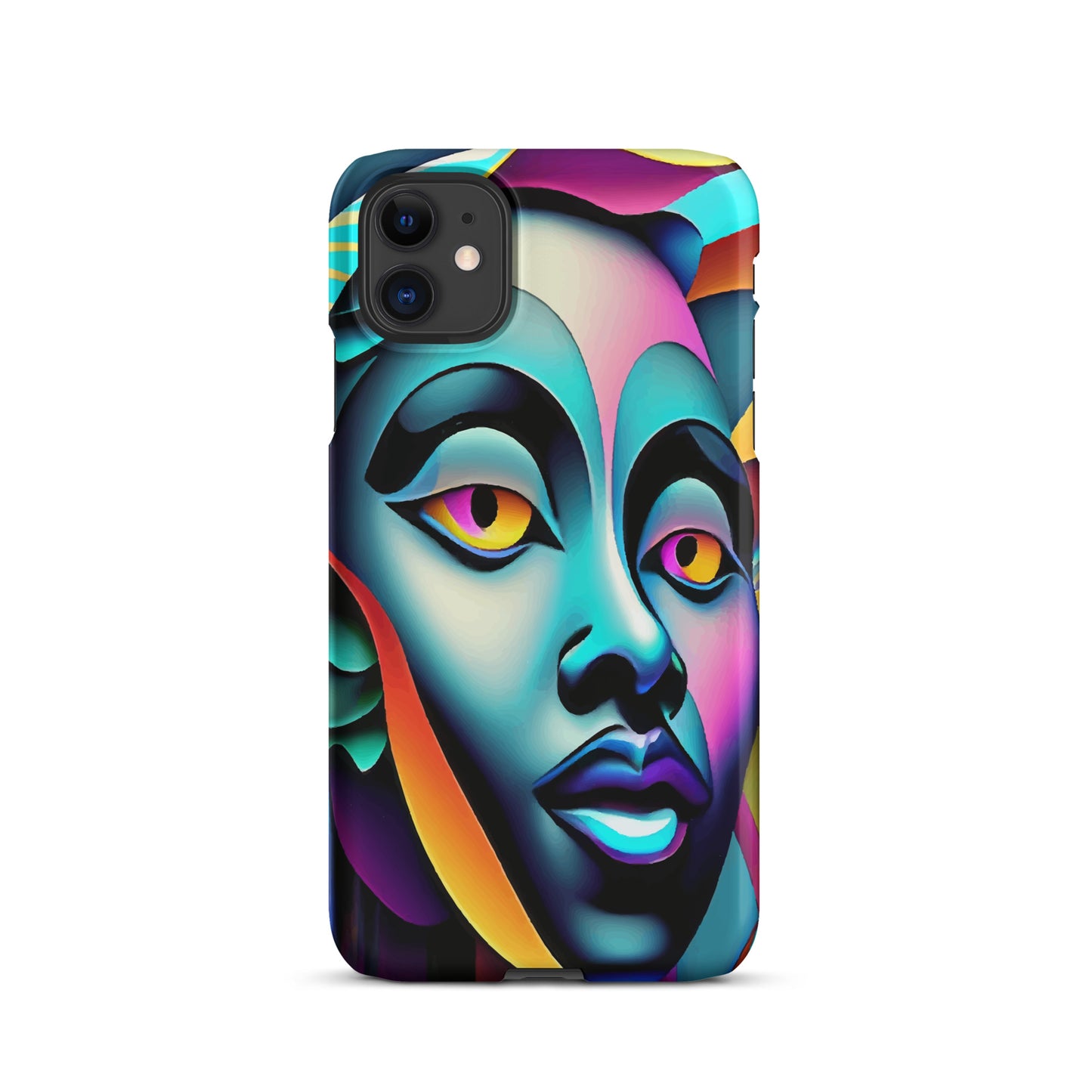 Snap case for iPhone® Kukloso Cubist Faces No 2 - Free Shipping