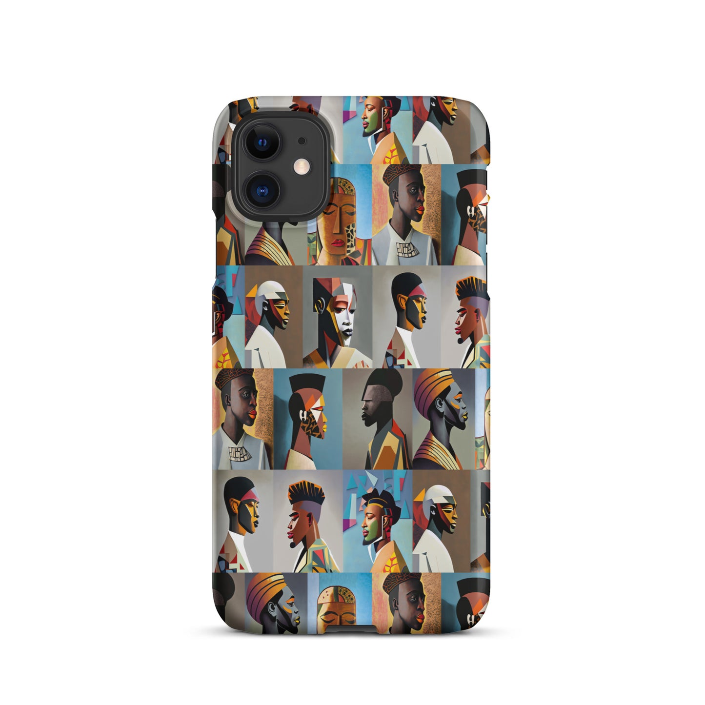 Snap case for iPhone®  Kukloso Cubist Faces No 23 - Free Shippin