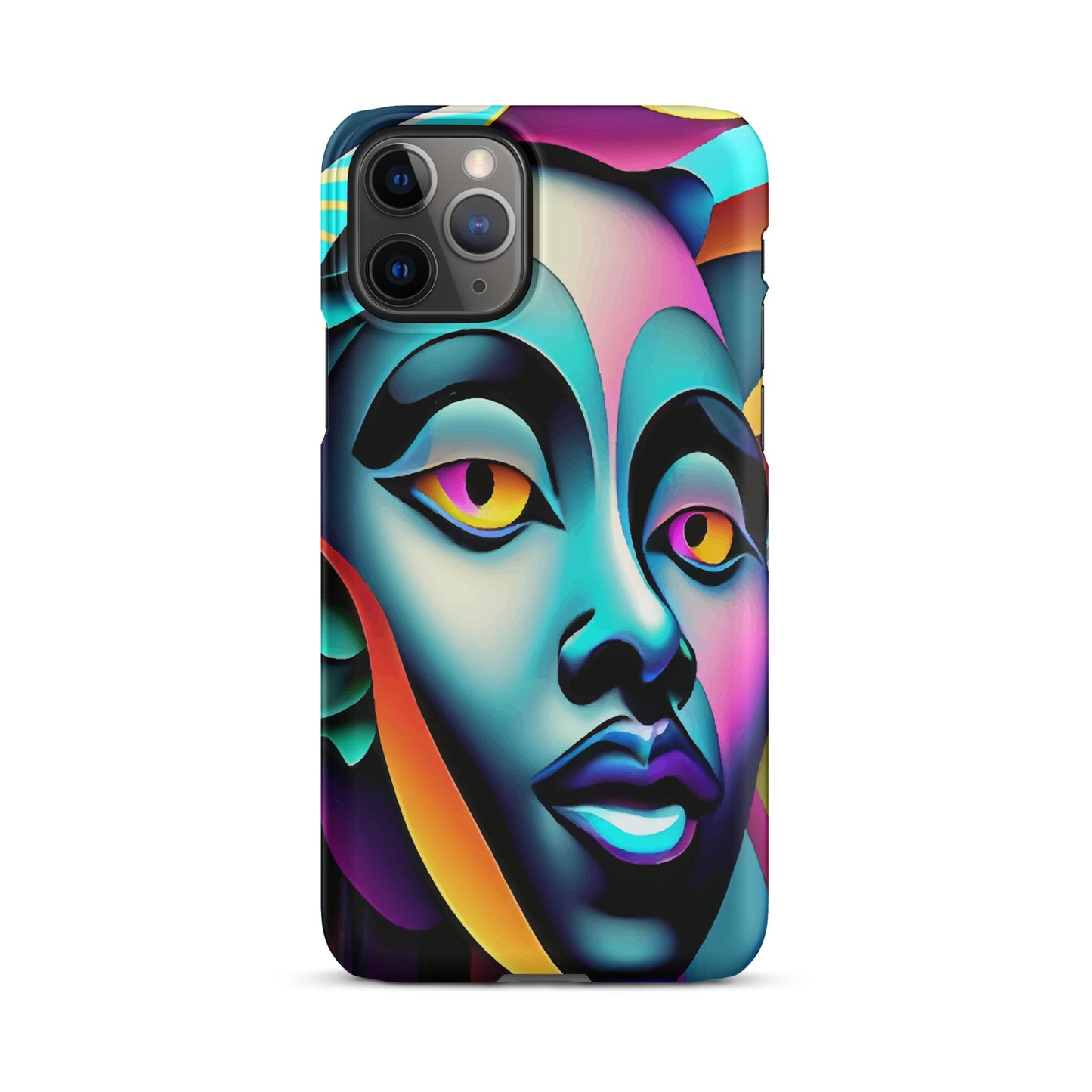 Snap case for iPhone® Kukloso Cubist Faces No 2 - Free Shipping