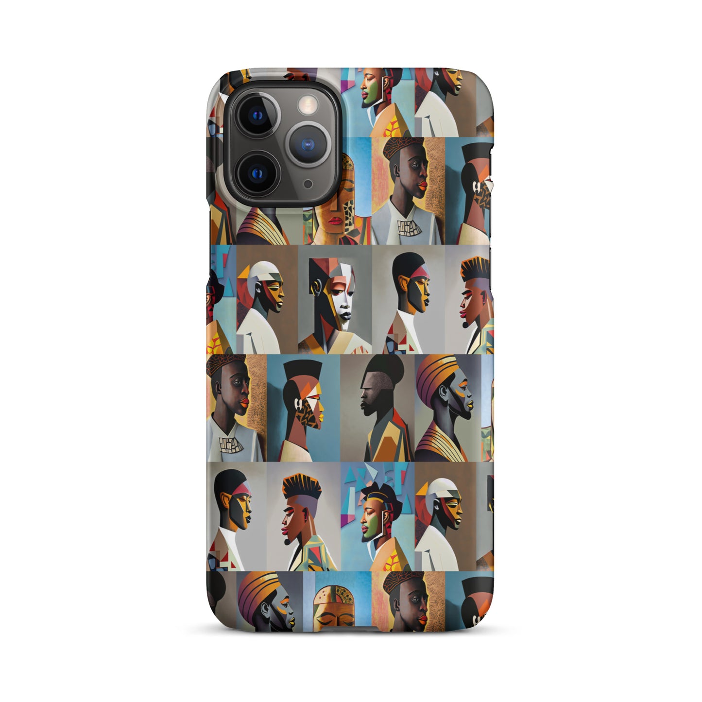 Snap case for iPhone®  Kukloso Cubist Faces No 23 - Free Shippin