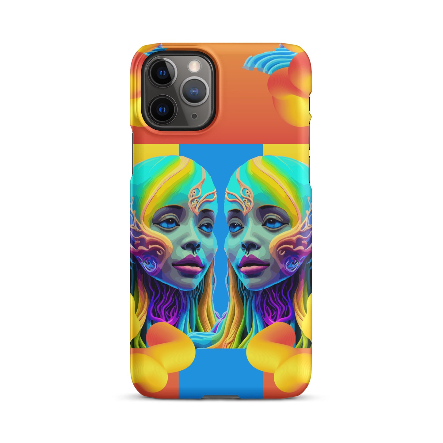 Snap case for iPhone® Kukloso Space Faces No 17 - Free Shipping - Free Shipping