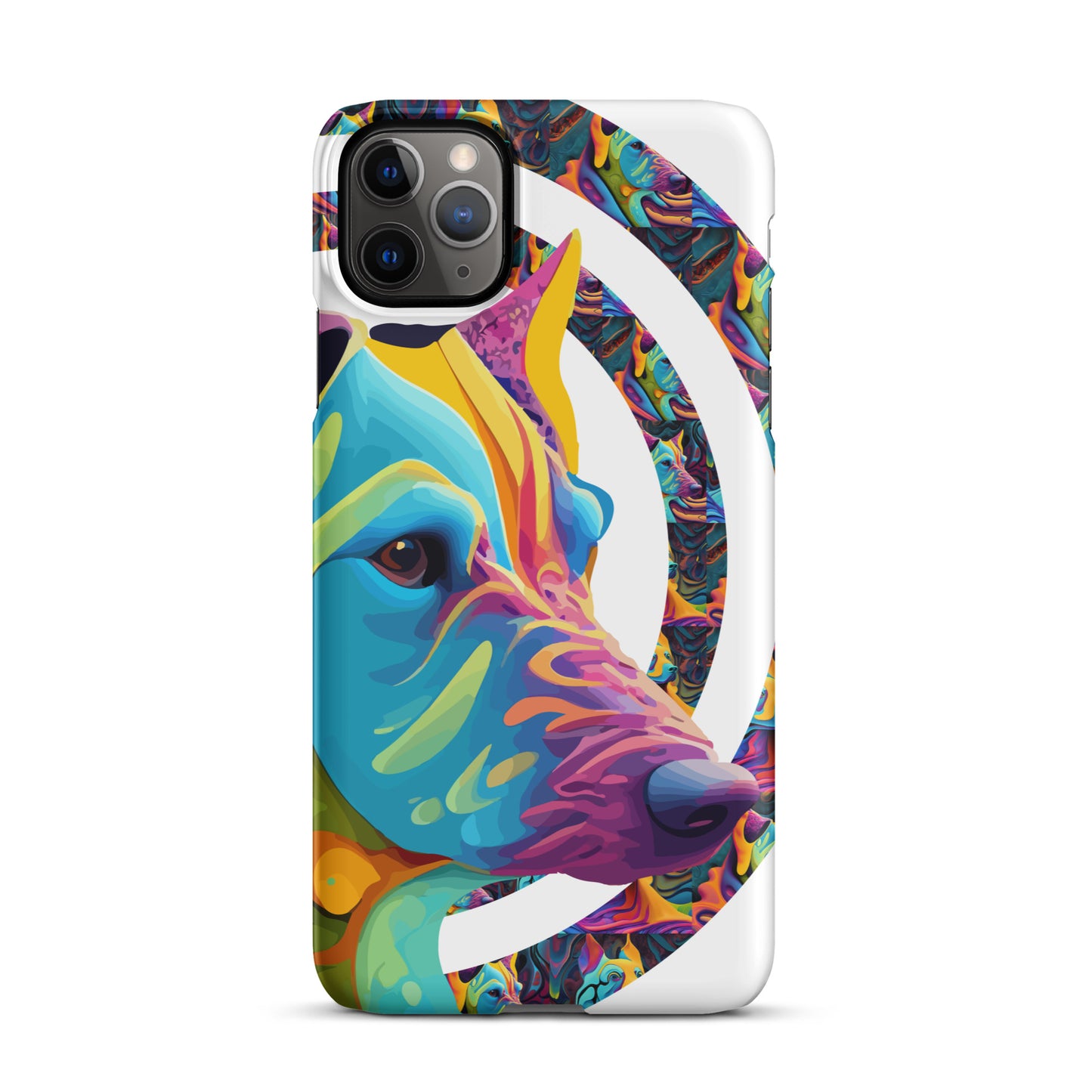 Snap case for iPhone® Kukloso German Sheperd Liquid Color Series No 1 - Free Shipping