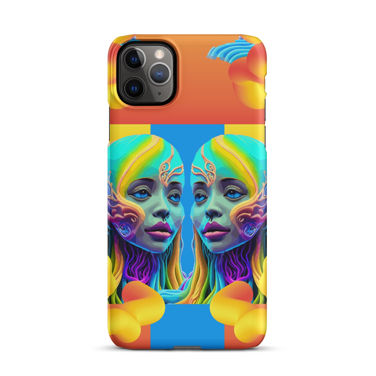 Snap case for iPhone® Kukloso Space Faces No 17 - Free Shipping - Free Shipping